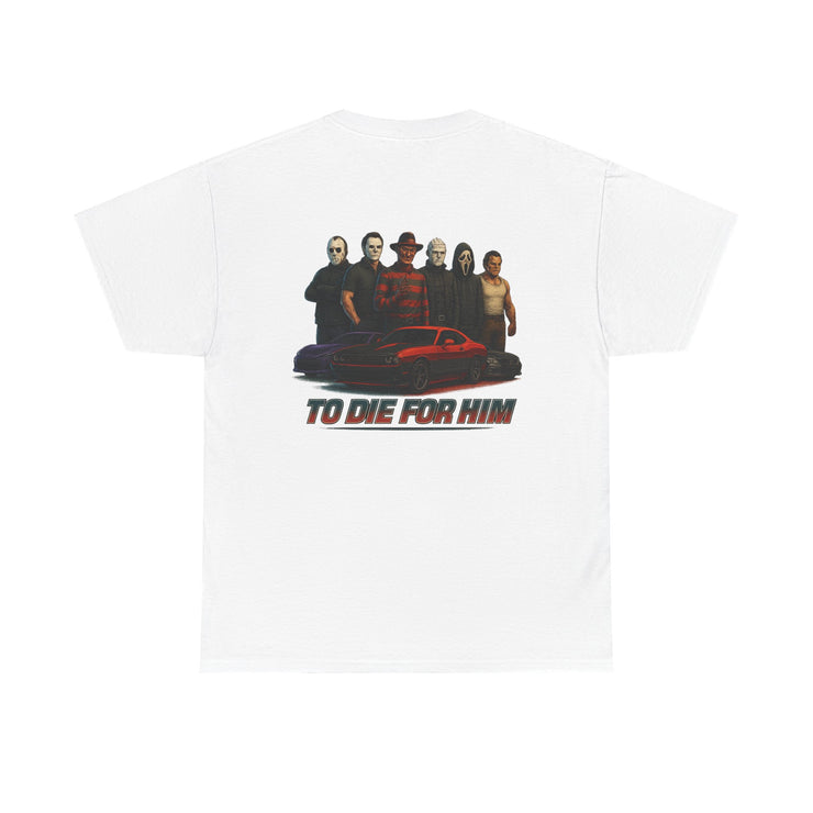 Horror Movie Villains Unisex Tee - Jason, Freddy, Michael, Pinheaded, Leatherface