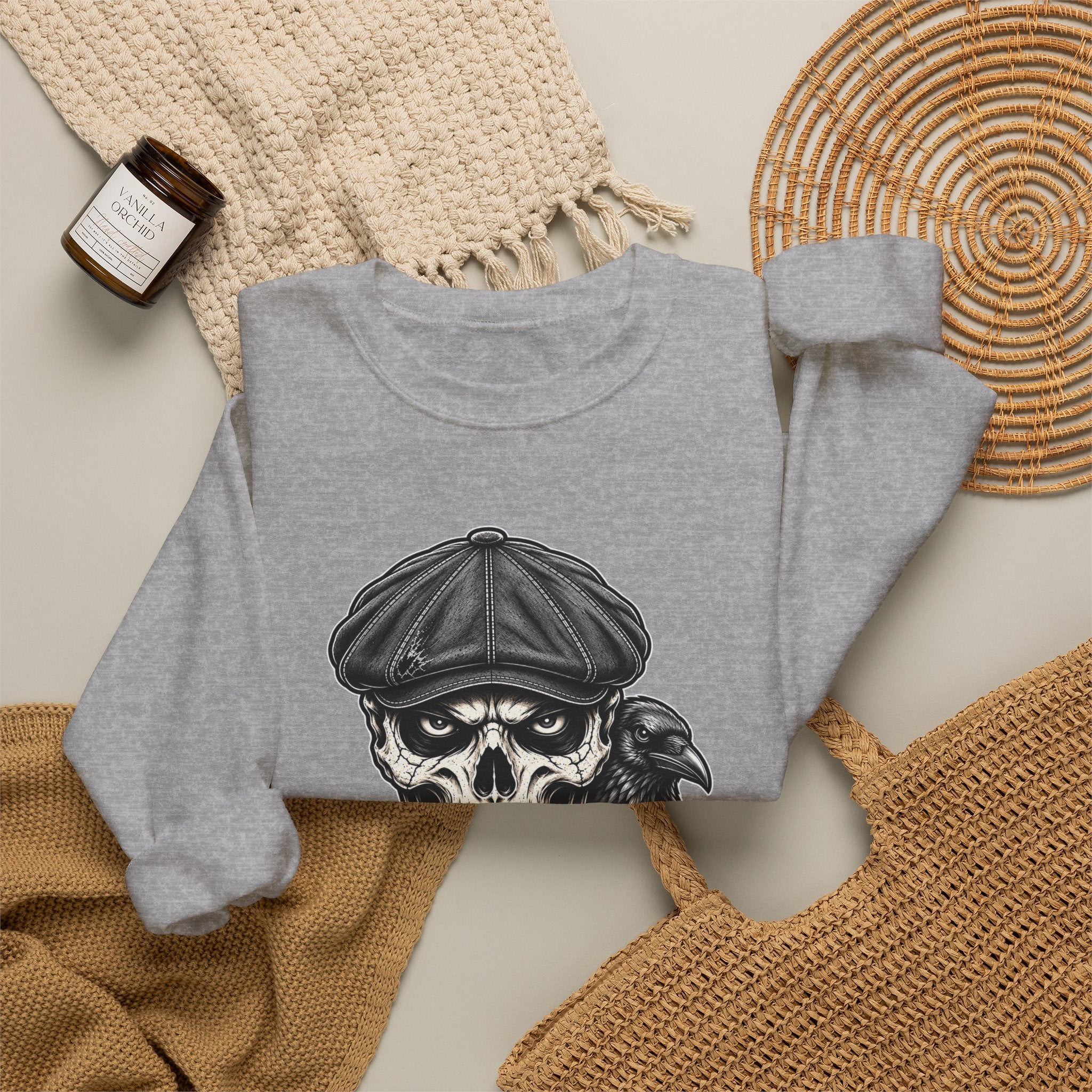 Skull & Raven Crewneck Sweatshirt