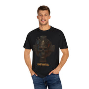 UNFKWTBL Skull King with Celtic Cross Design Unisex T-shirt