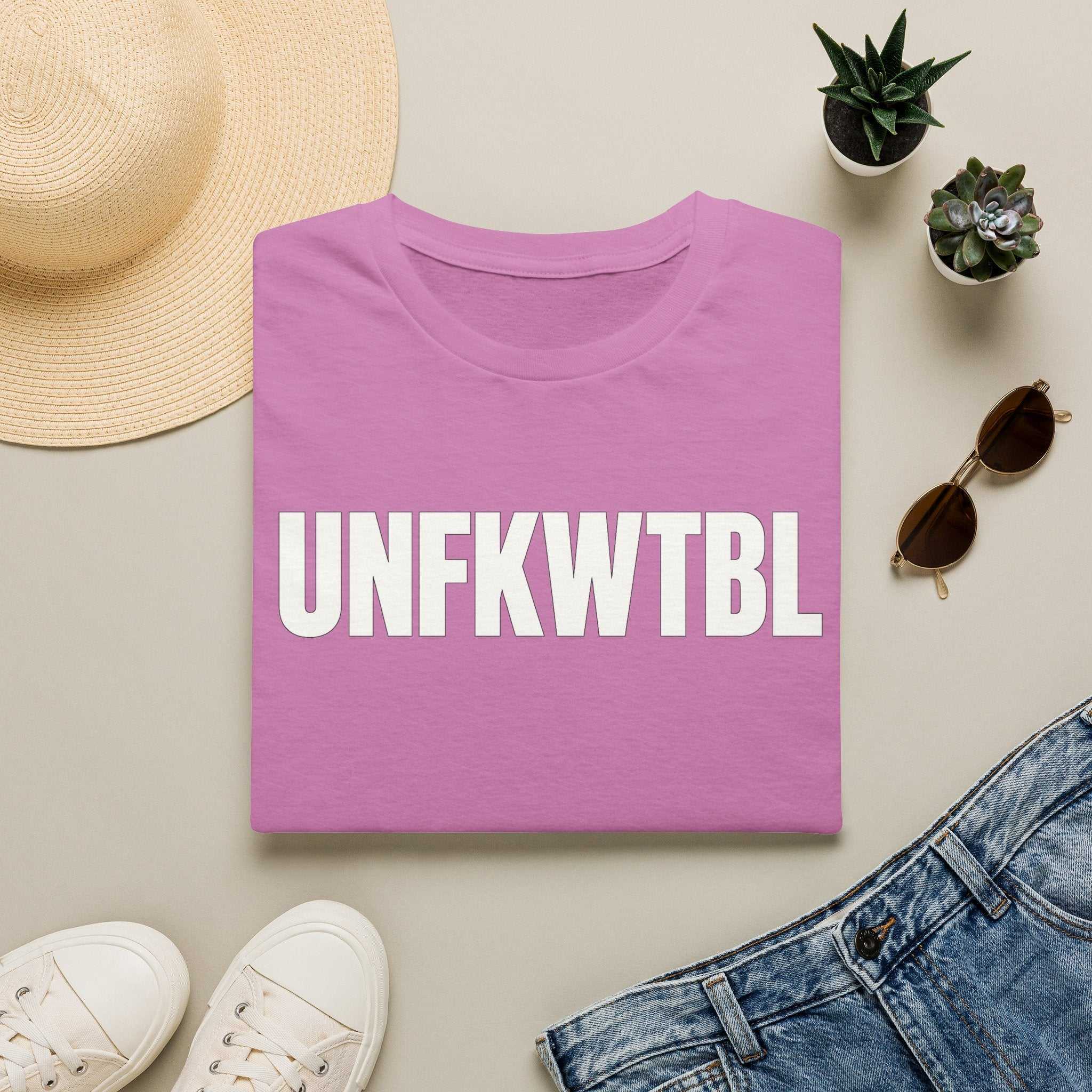 UNFKWTBL Graphic Tee — Bold Abbreviation Statement Shirt