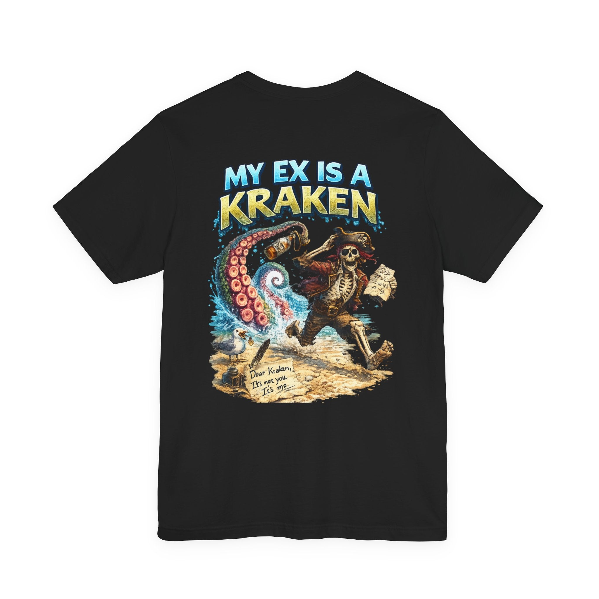 My Ex Is A Kraken Pirate T-Shirt — Funny Nautical Graphic Tee