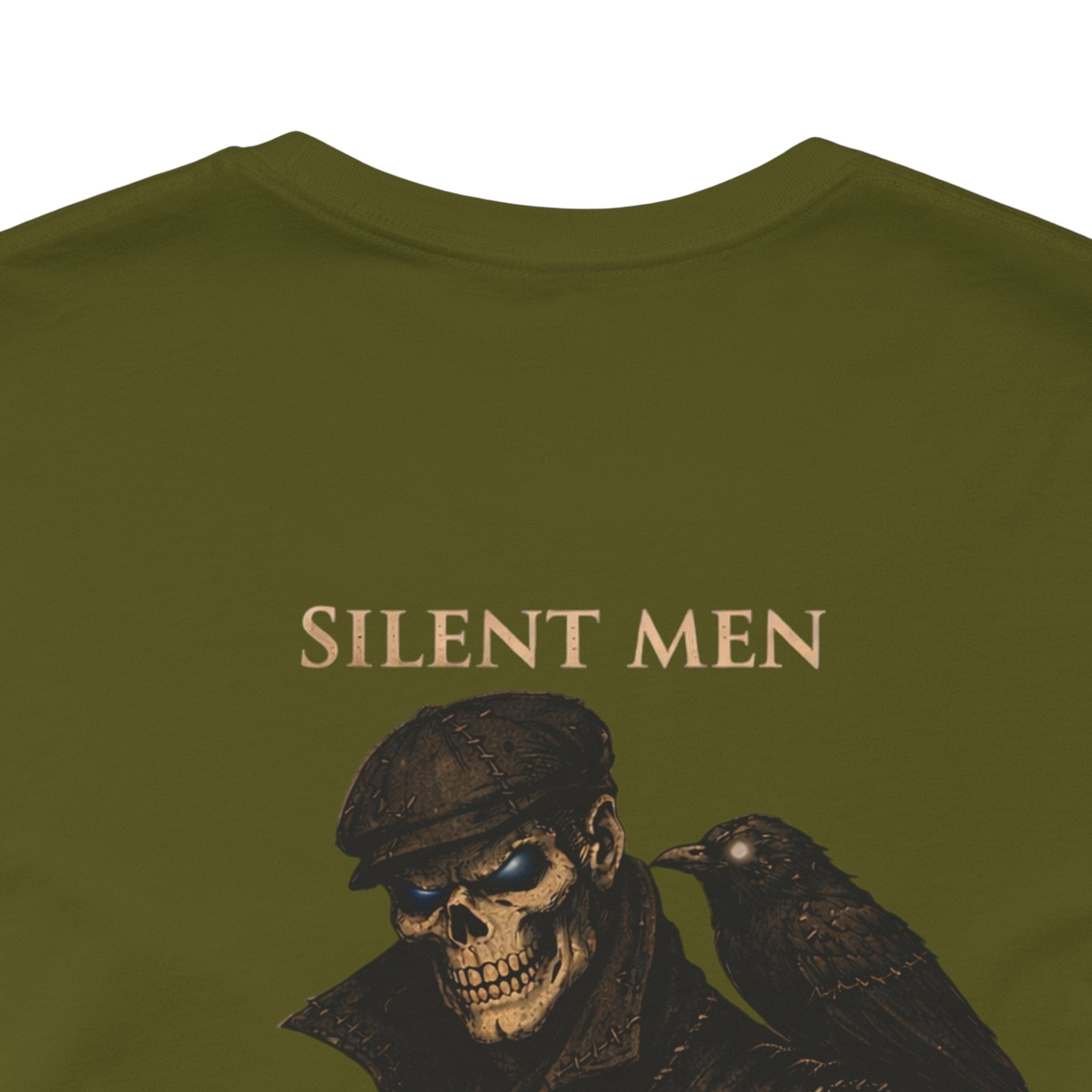 Silent Men Skull Rider Tee — 'Silent Men They Decide' Graphic T-Shirt