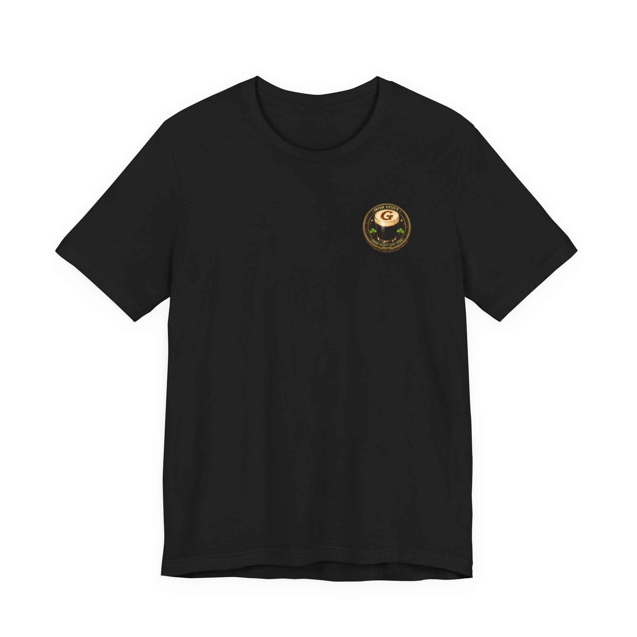 Irish Stout G-Spot T-Shirt — Funny Beer Pub Tee with Shamrock Design