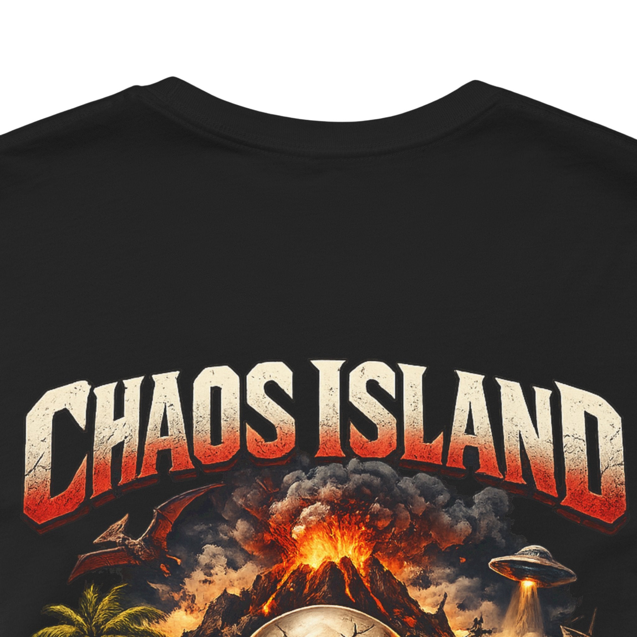 Chaos Island Skull T-Shirt — Tropical Pirate Graphic Tee