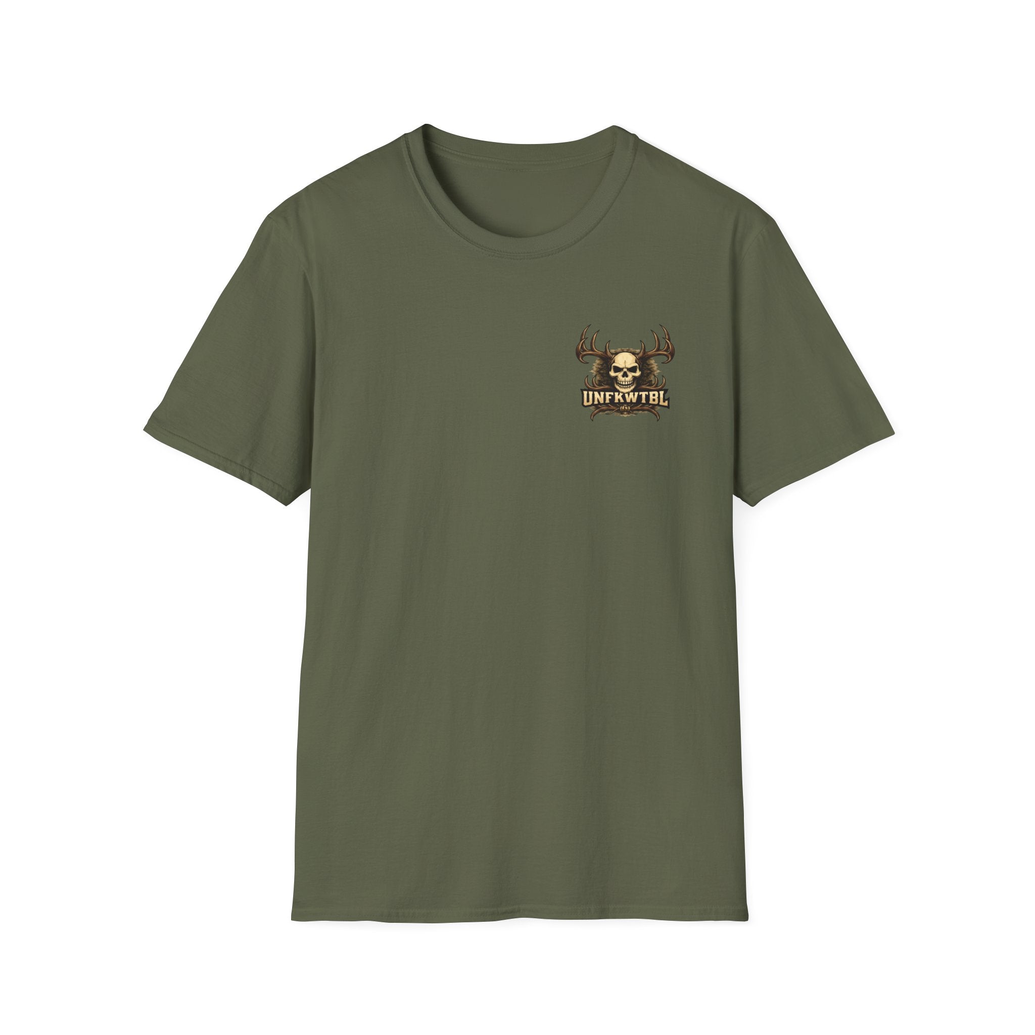 Zero Bucks Given T-Shirt — Skull Deer Hunter Graphic Tee