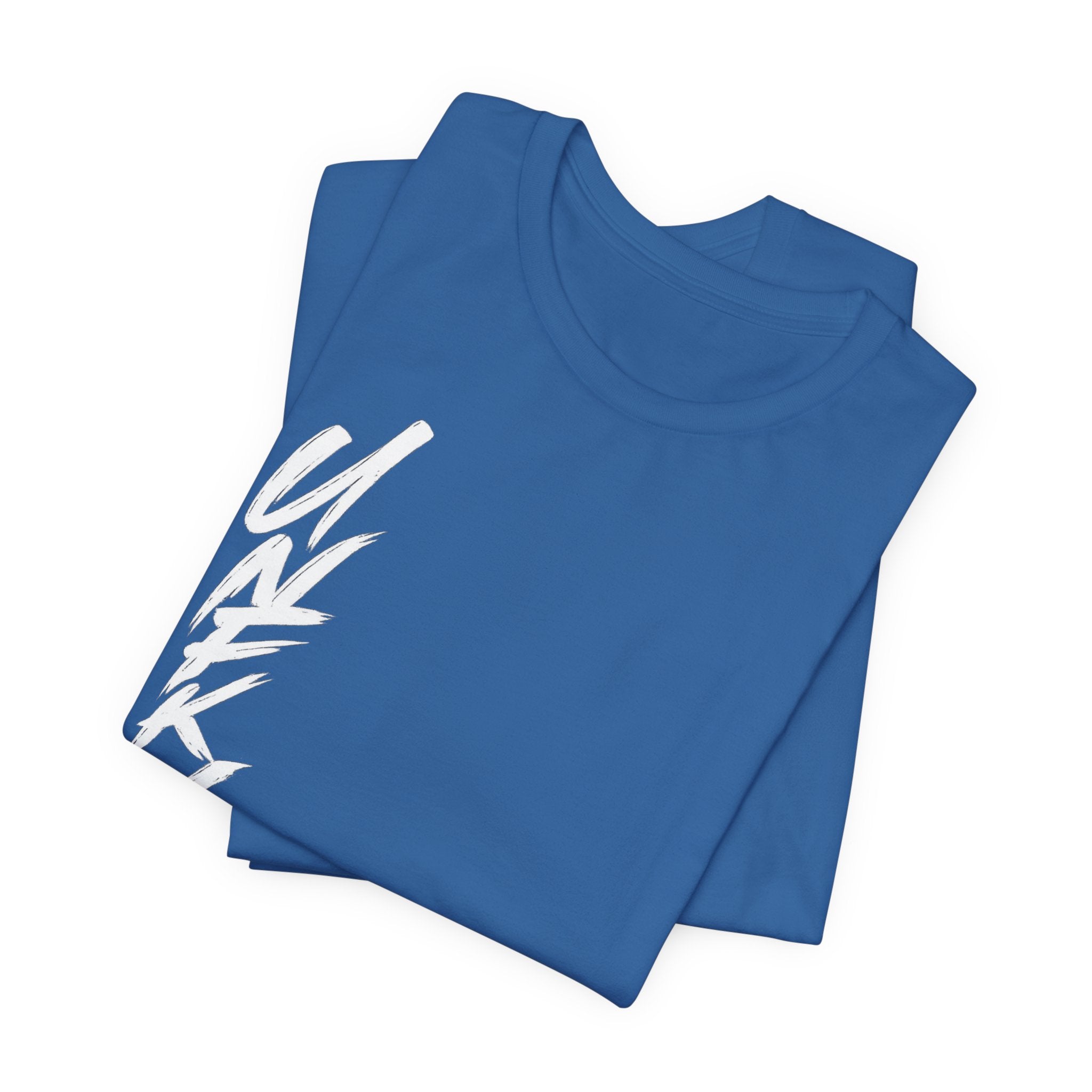 Vertical Script Graphic Tee — 'UNFKWB?' Streetwear T‑Shirt