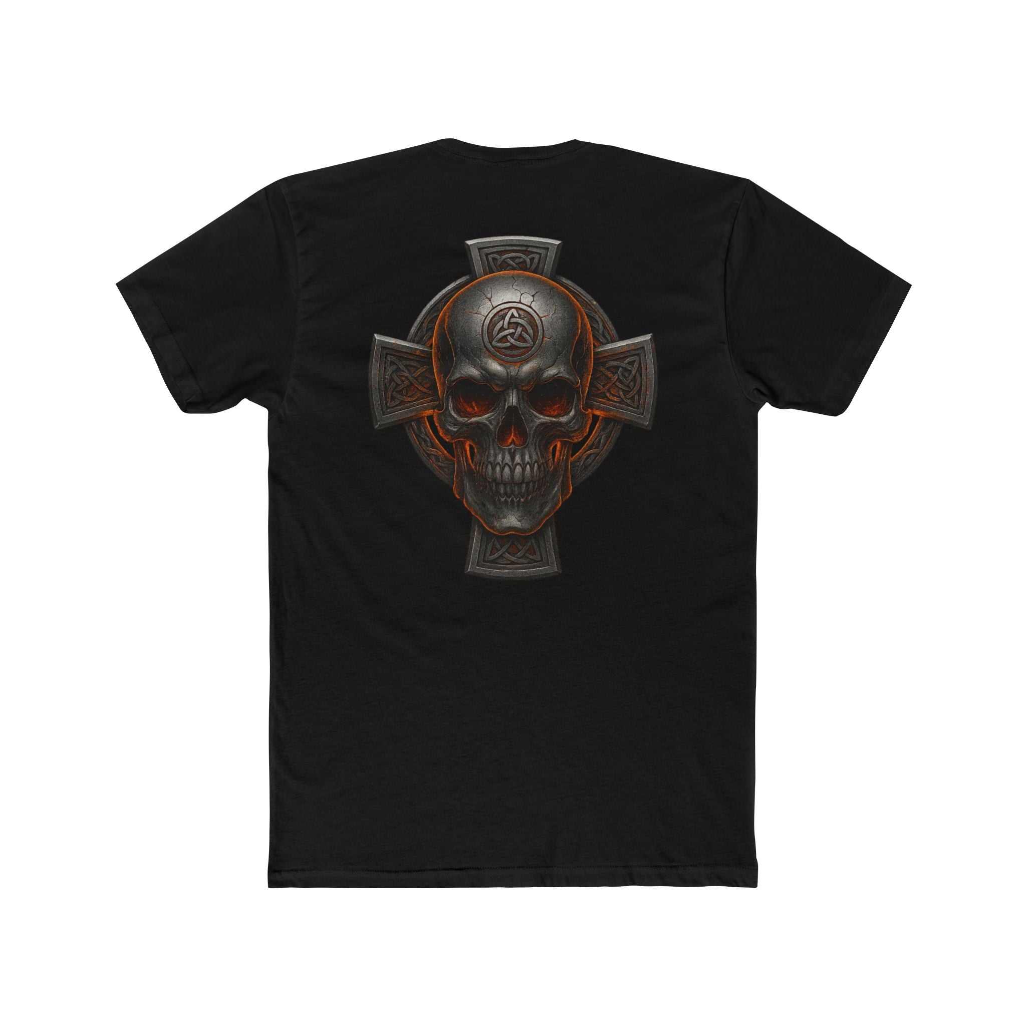 Skull Crossback T‑Shirt — Gothic Skull Emblem Tee
