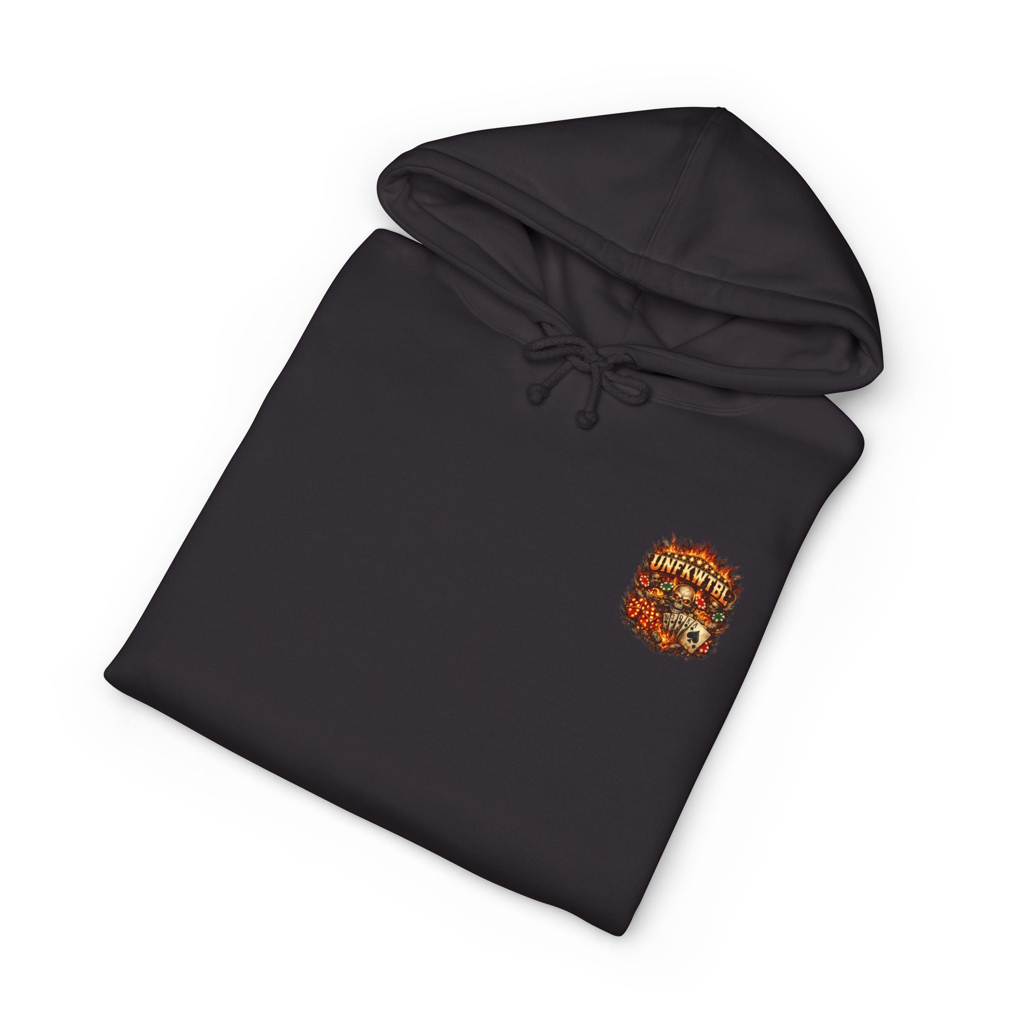 Hoodie — "Double or Nothing" Skull Poker Graphic Hoodie