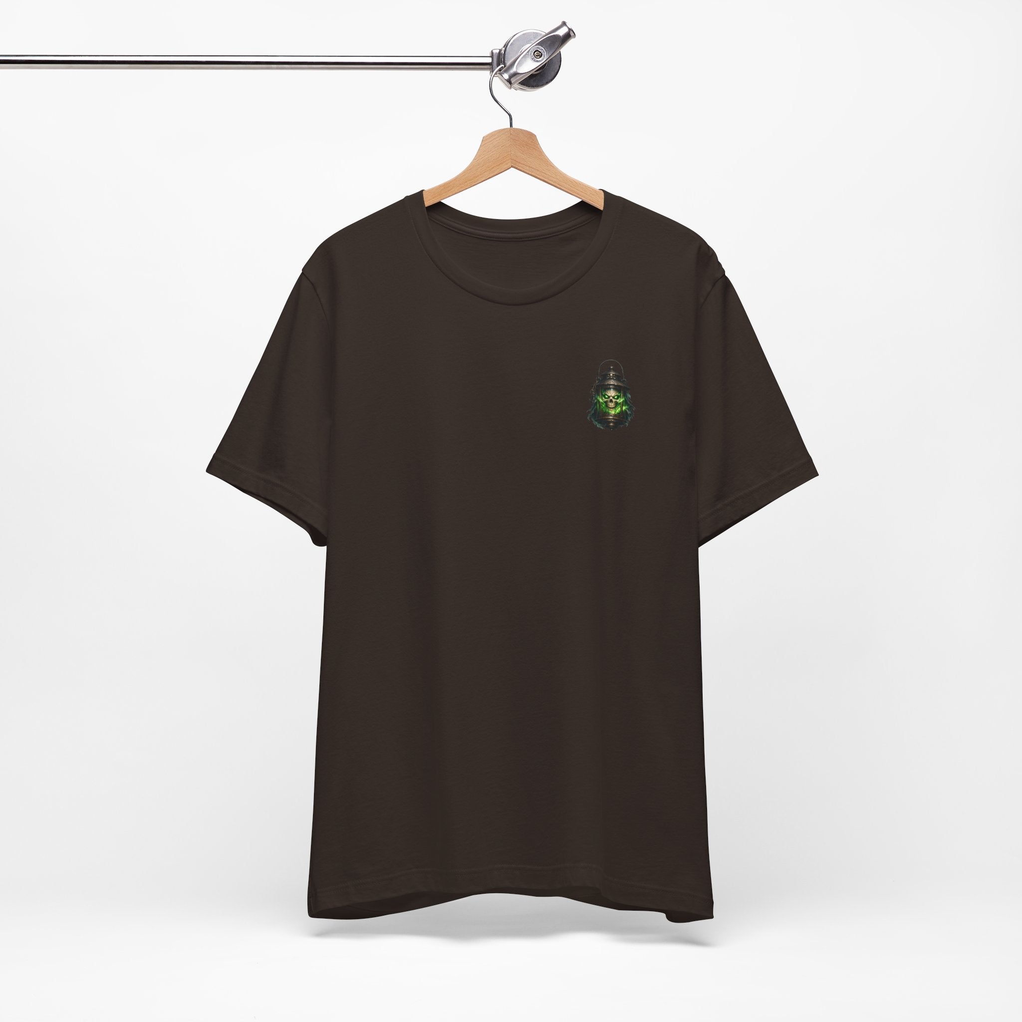 Grim Lantern Skull Tee — Gothic Horror Graphic T-Shirt