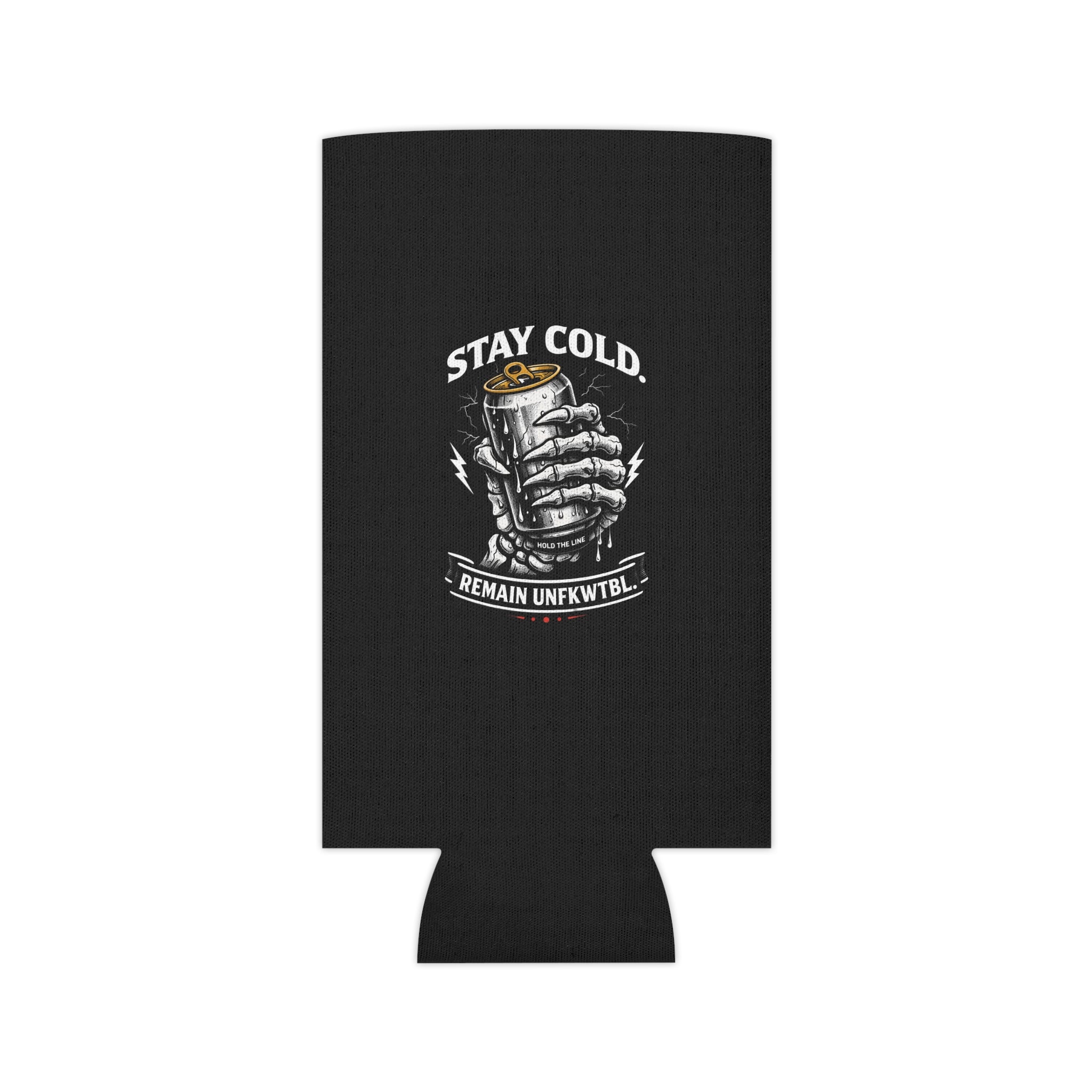 Skull Beer Can Cooler — 'Another Round, Bad Decisions' Insulated Can Cooler