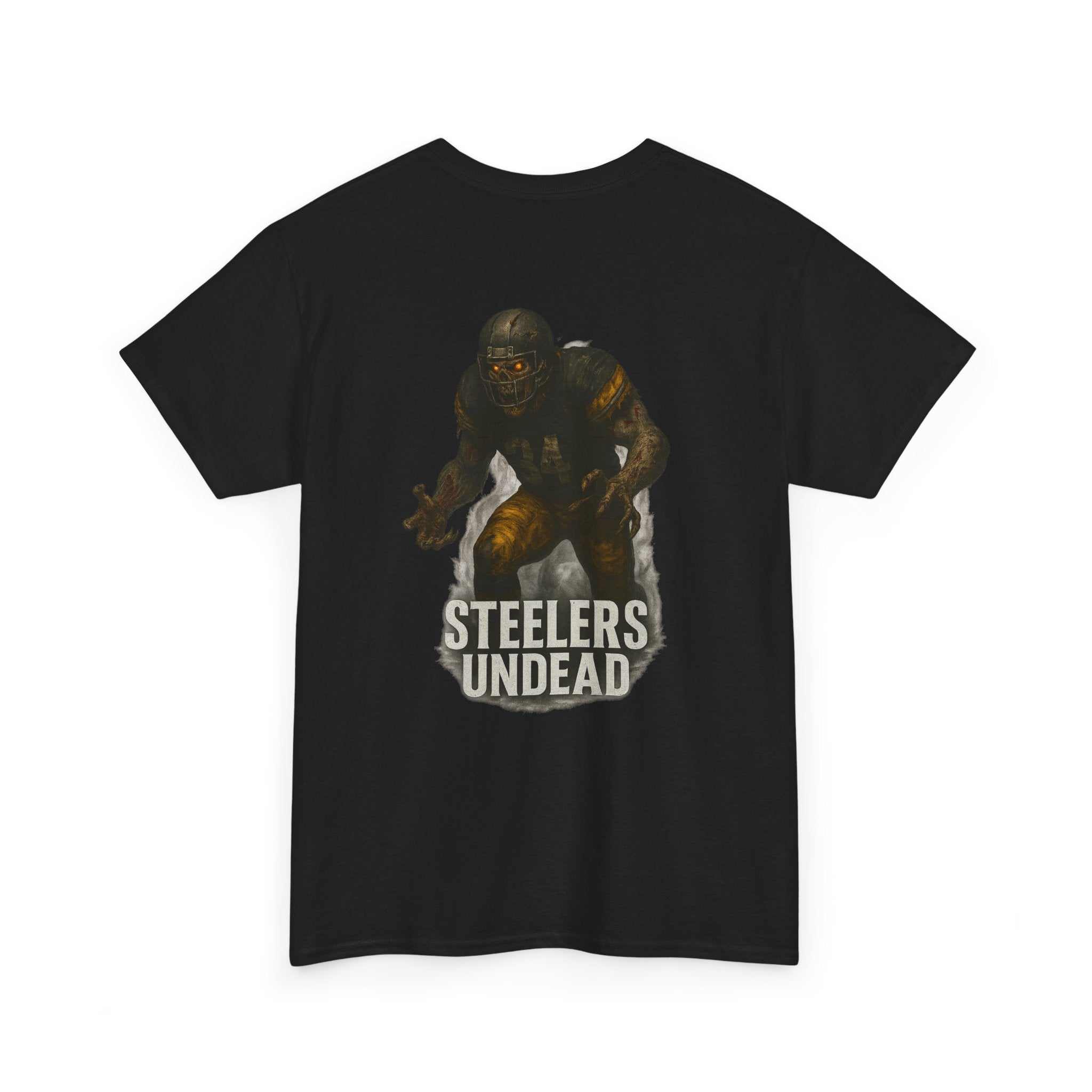 Steelers Unisex Tee with Death Does Not Stop Desire design, high-quality fabric, available in multiple sizes