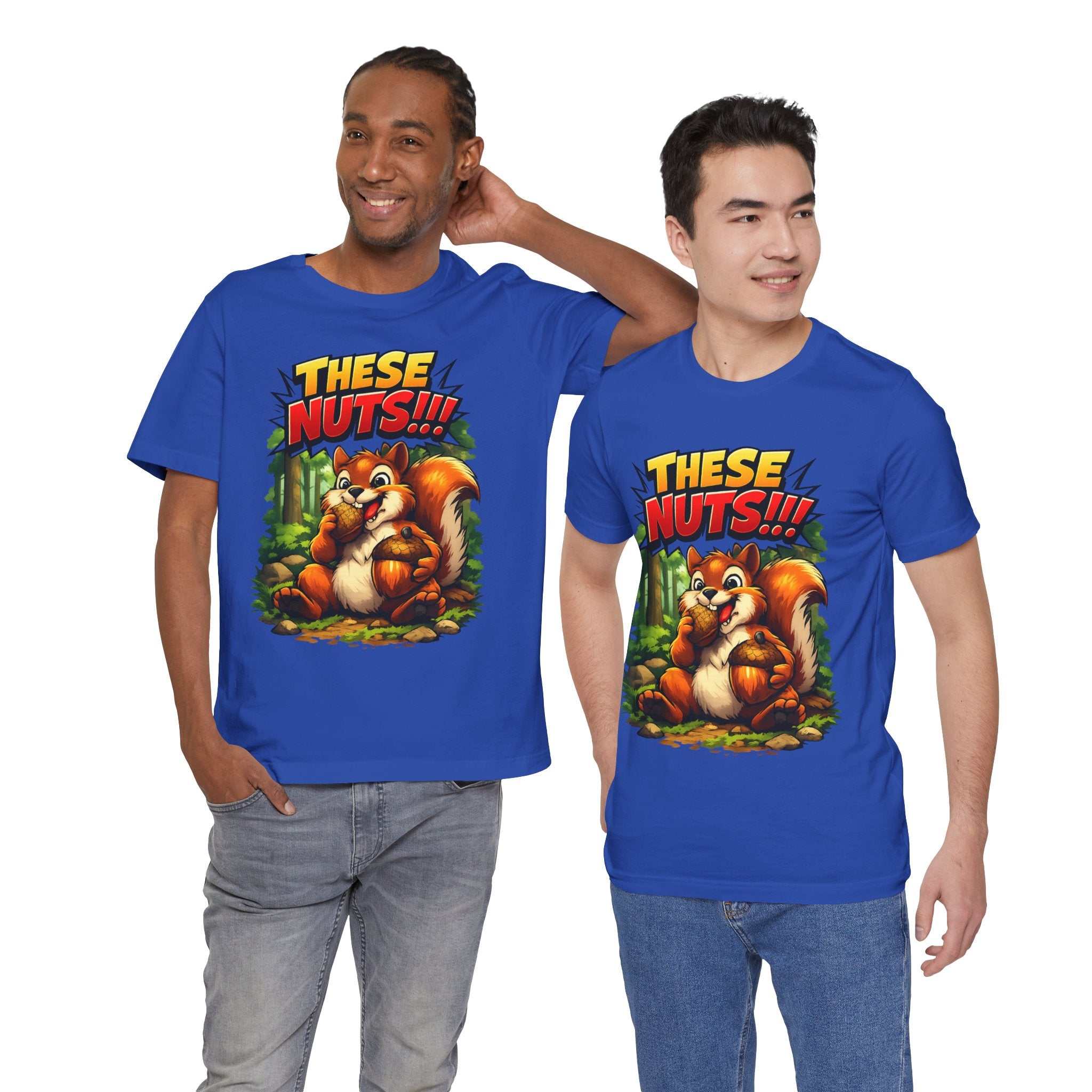 Graphic T-Shirt - Playful Squirrel Woodland Design for Casual Wear