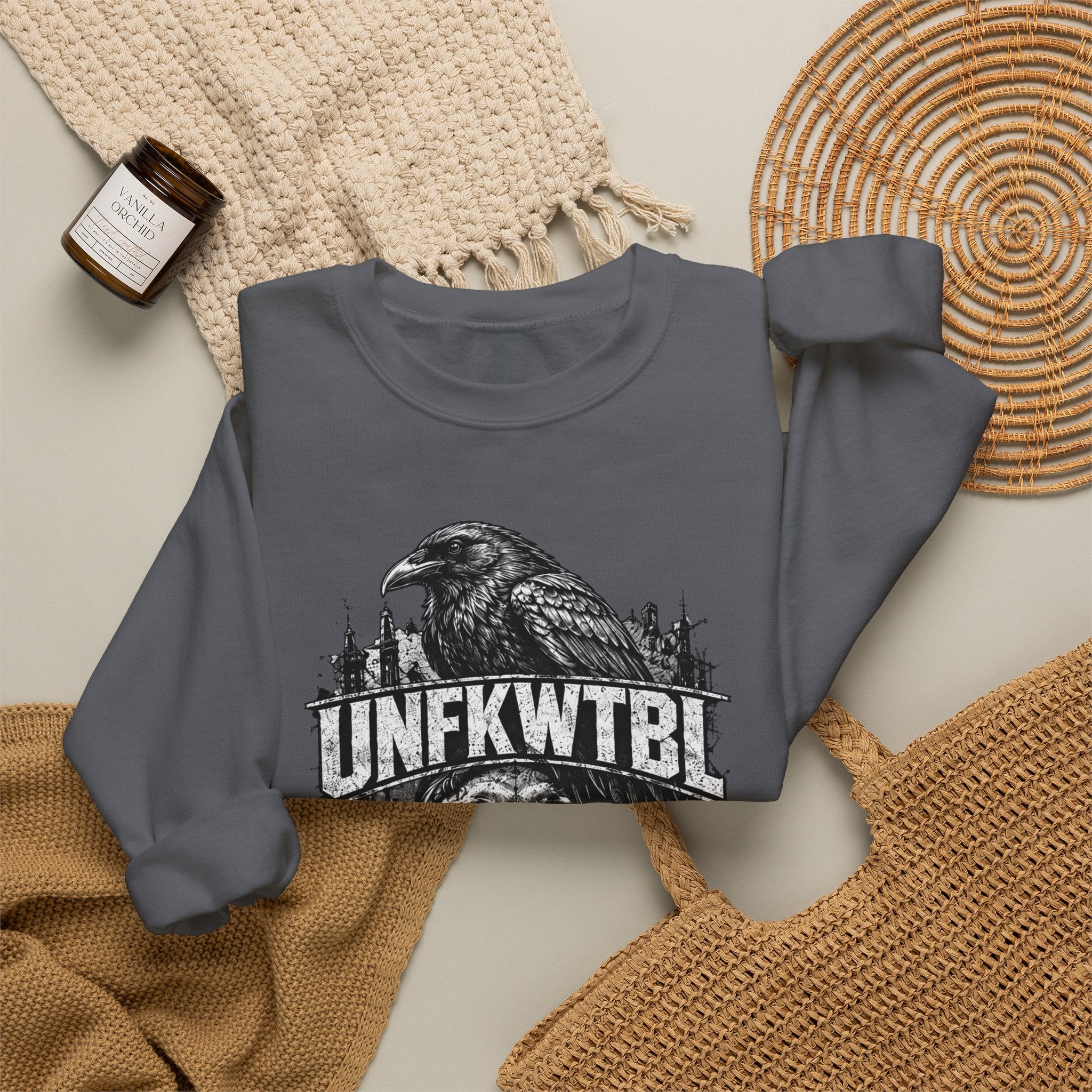 The Dirty Hands Raven Crewneck Sweatshirt