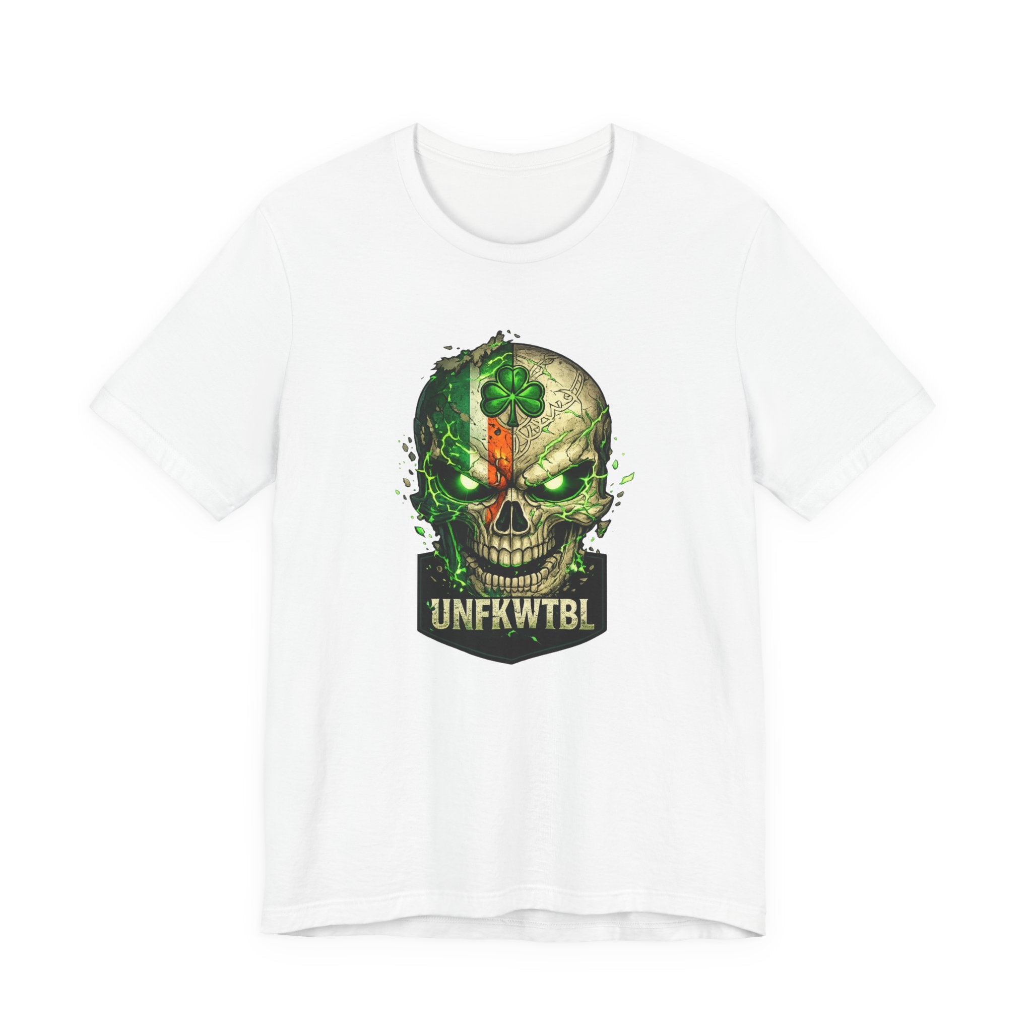 Skull & Shamrock T-Shirt — UNFKWTBL Irish Lucky Skull Tee