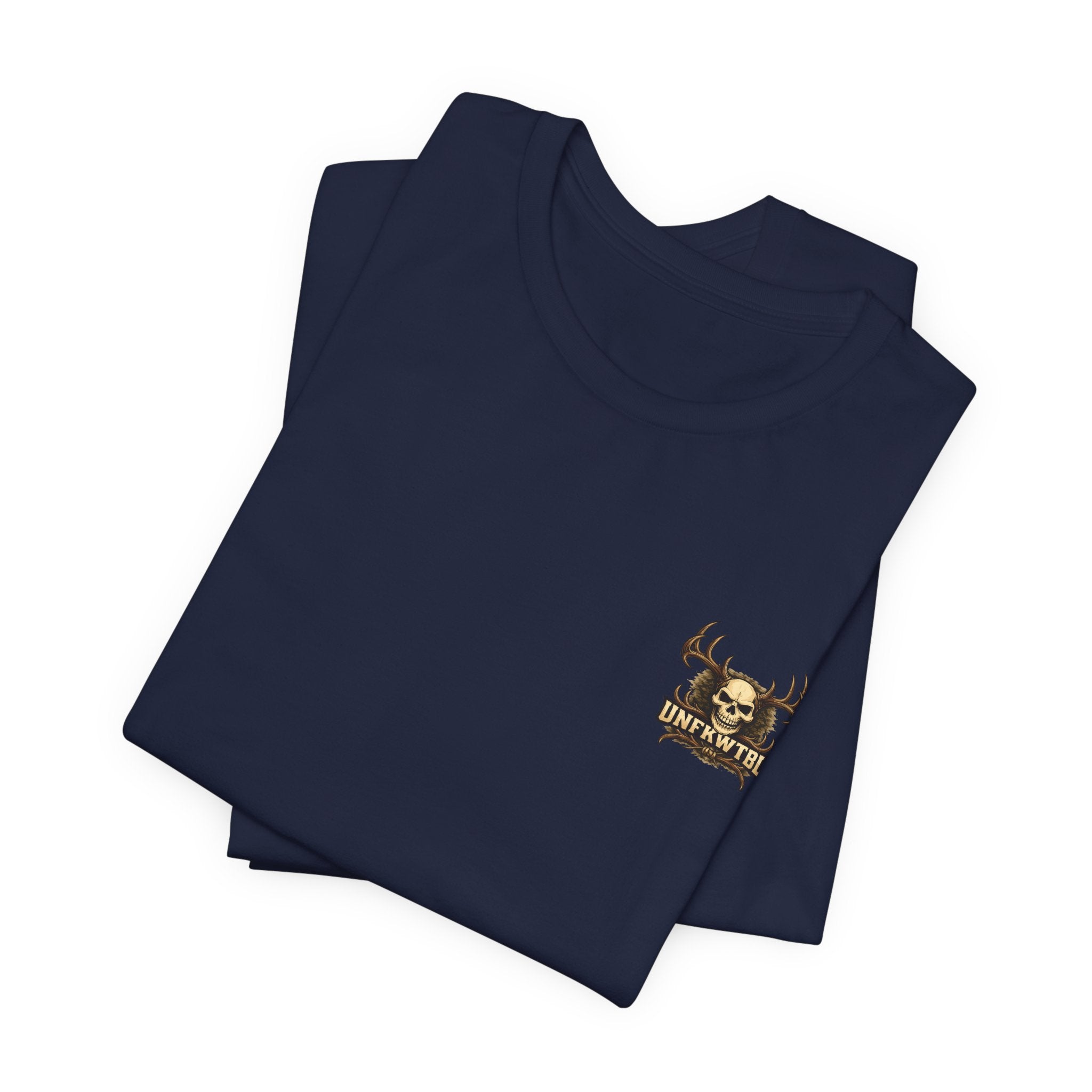 Zero Bucks Given Skull Deer Graphic Tee