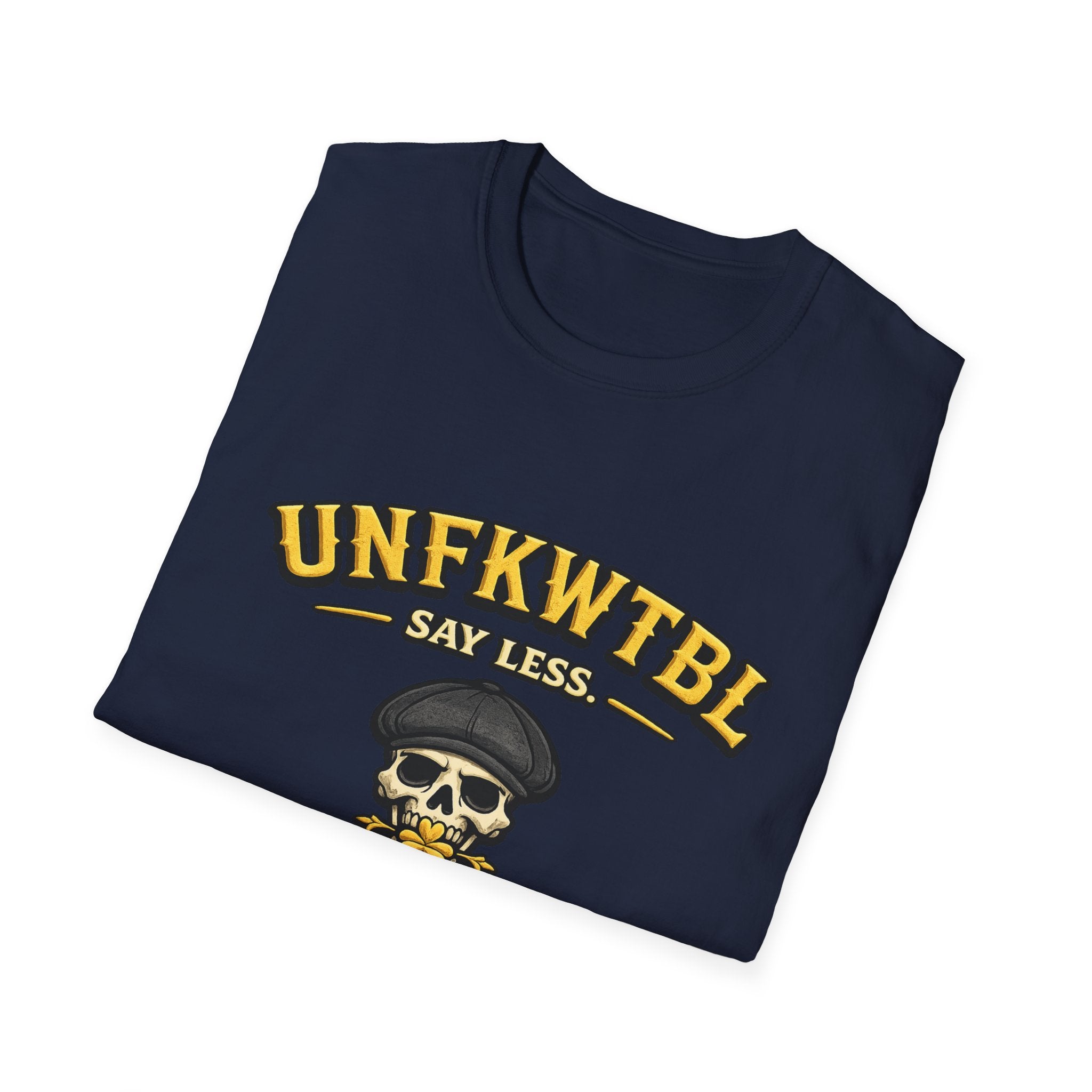 Skull 'UNFKWTBL Say Less' Graphic T-Shirt