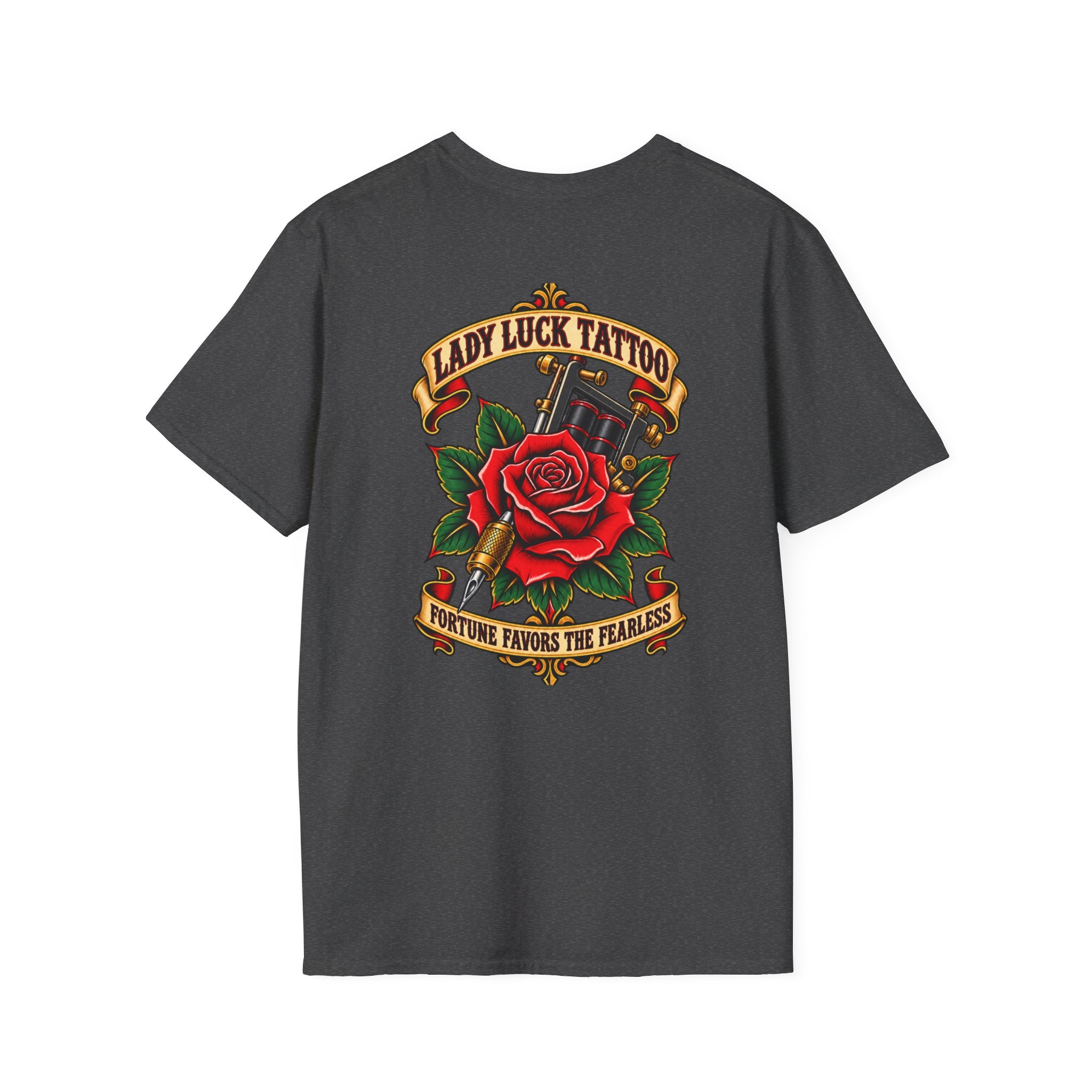 Lady Luck Tattoo Fortune Favors the Fearless Tee