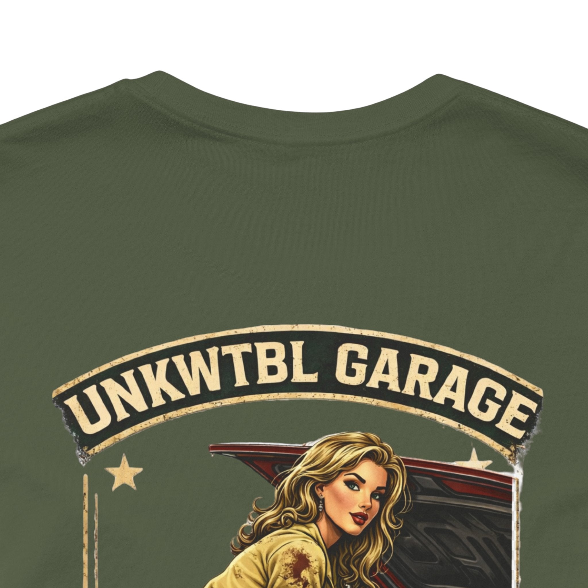 Mechanic On Duty Tee — Retro Pinup Garage T-Shirt