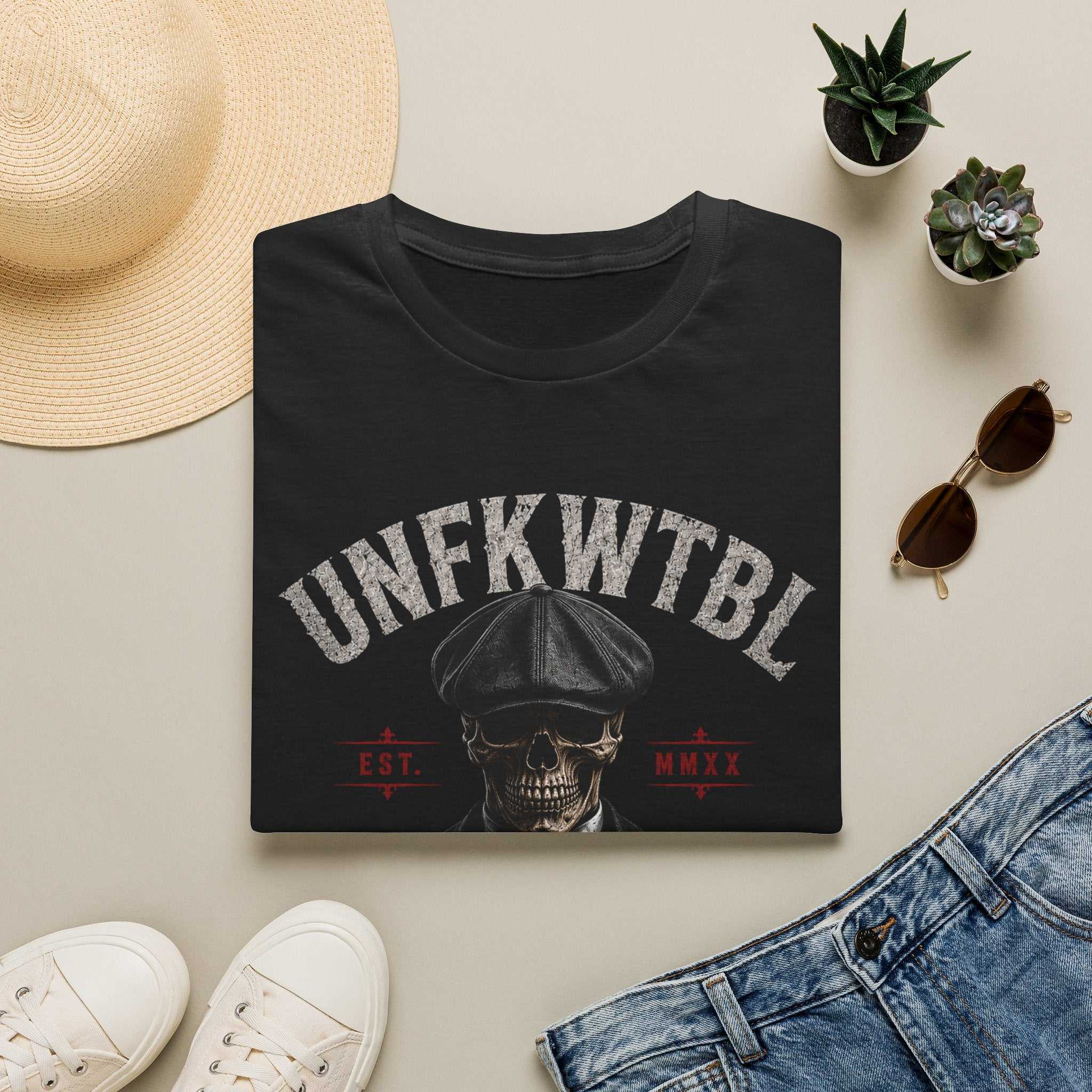 Skull Peaky Blinders T-Shirt — UNFKWTBL “Destroy Everything” Graphic Tee