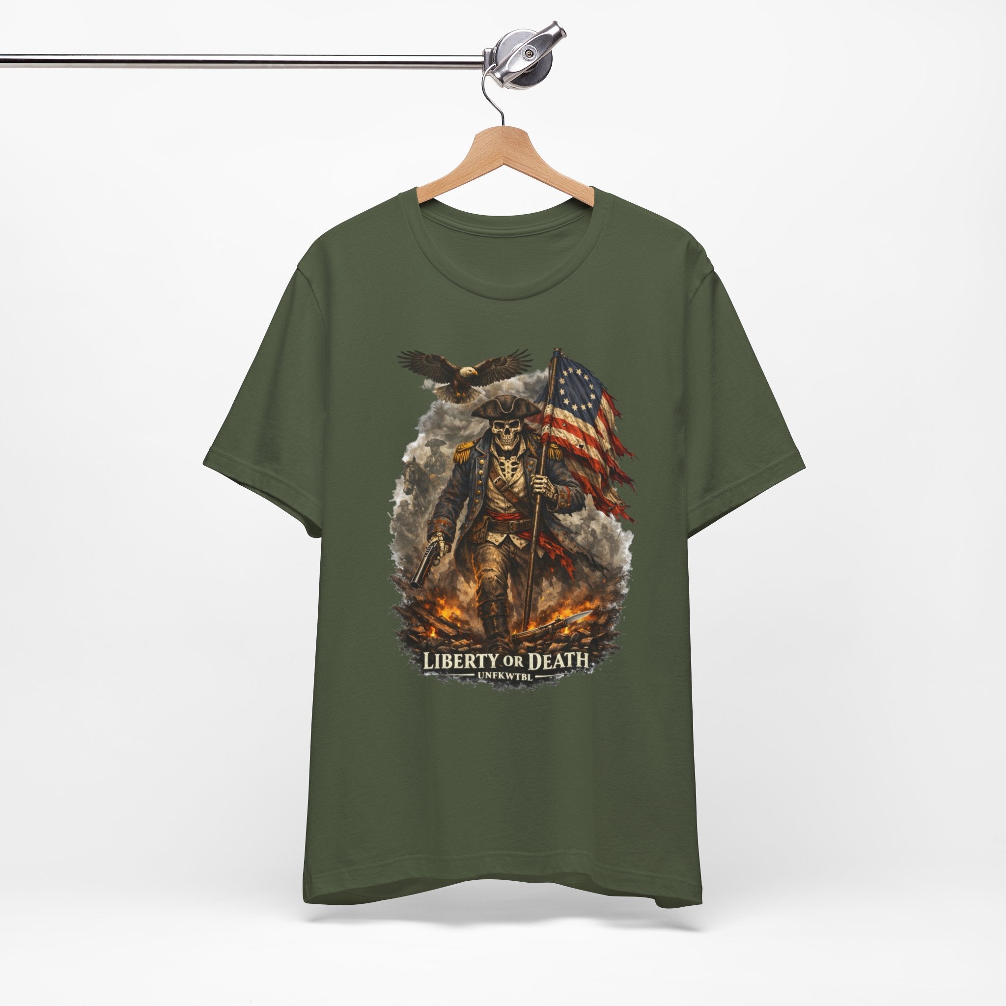 Liberty or Death Skull Flag T-Shirt