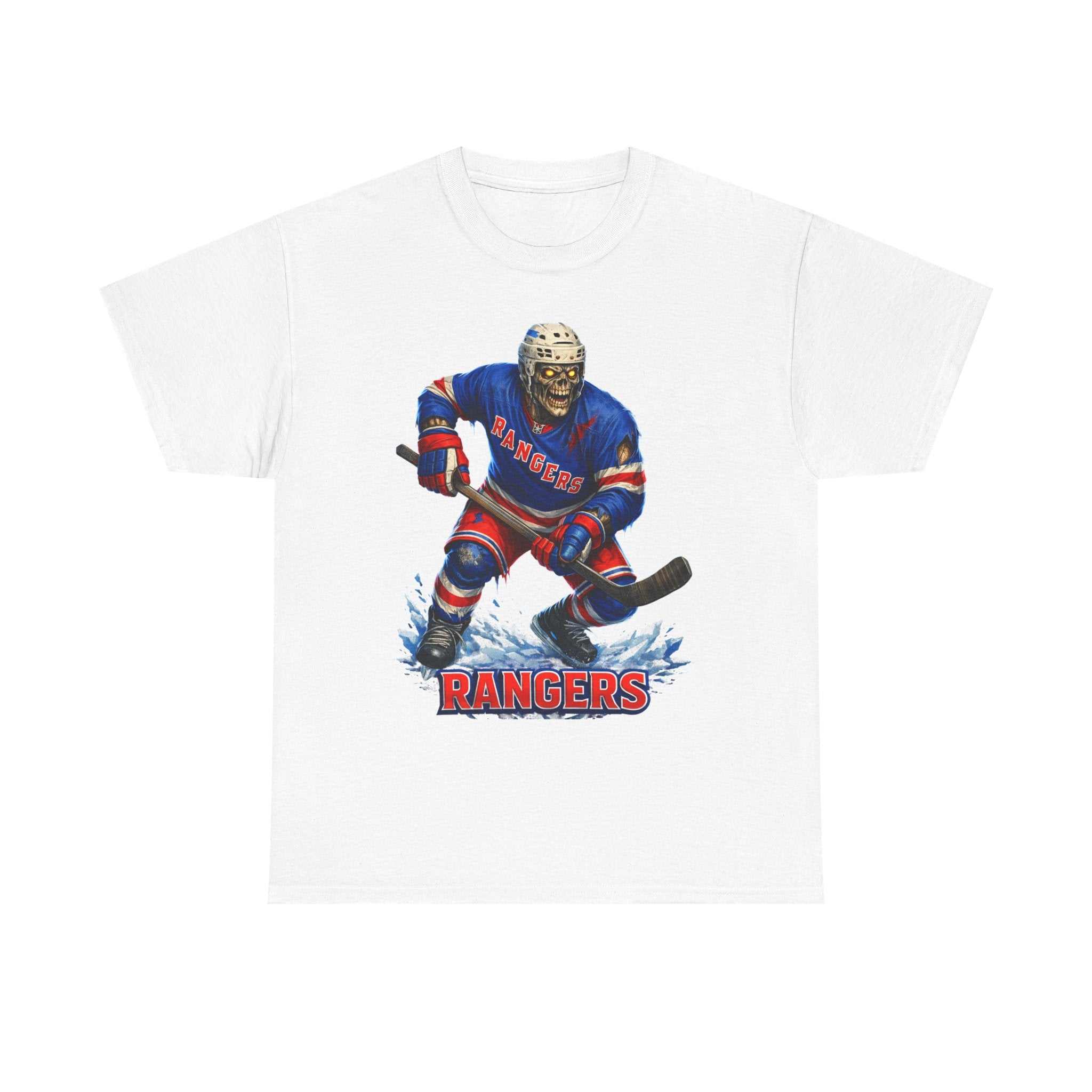 Rangers Team of the Undead hockey tee with bold graphic and classic fit