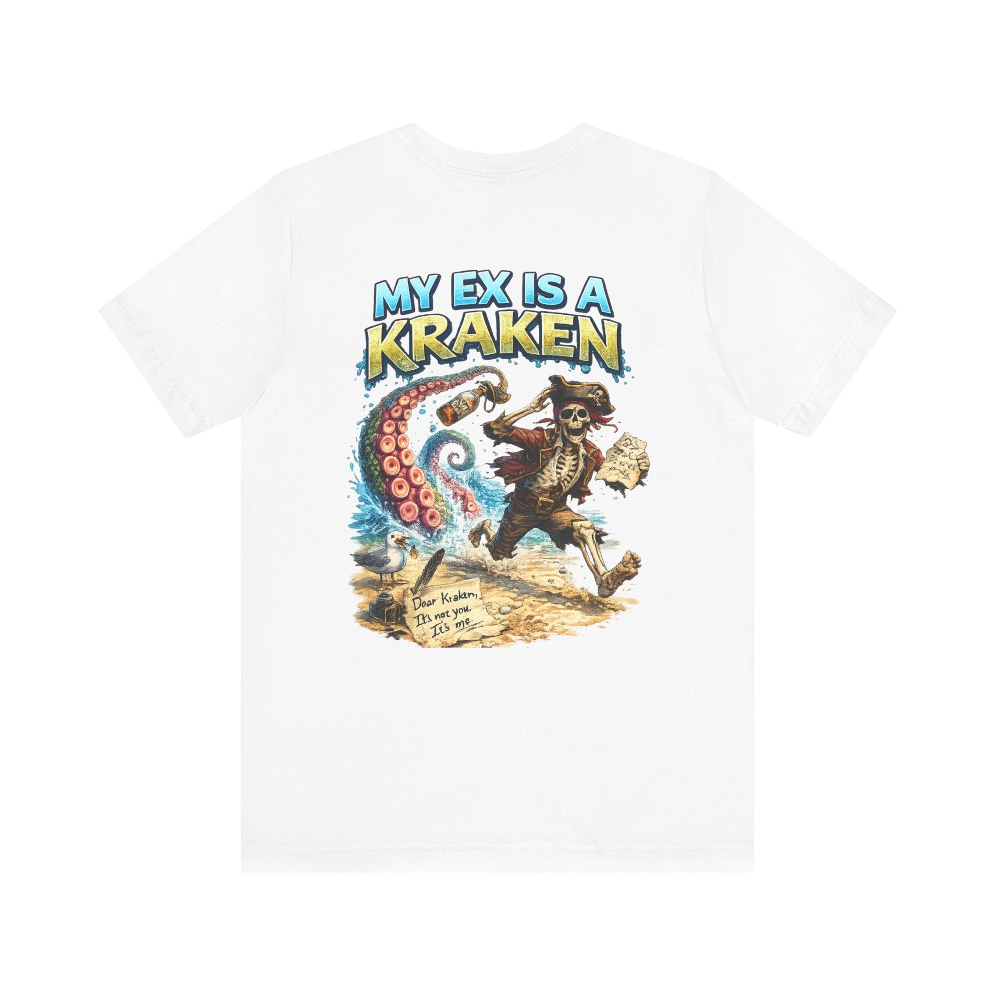 My Ex Is A Kraken Pirate T-Shirt — Funny Nautical Graphic Tee