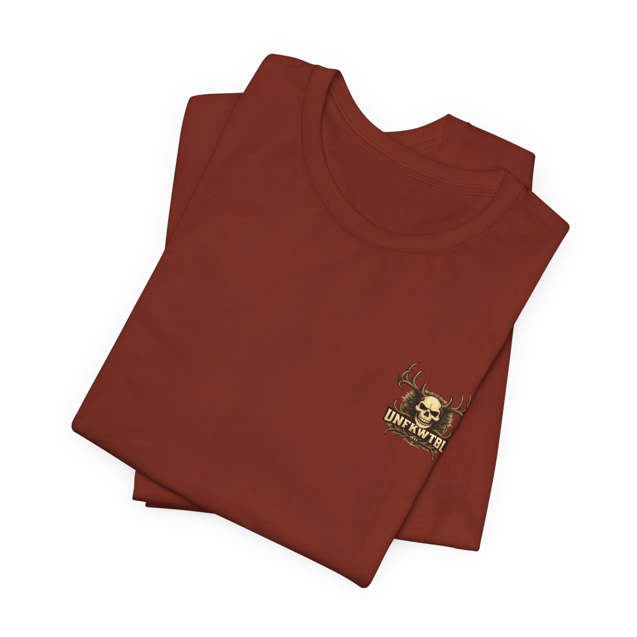 Zero Bucks Given Skull Deer Graphic Tee