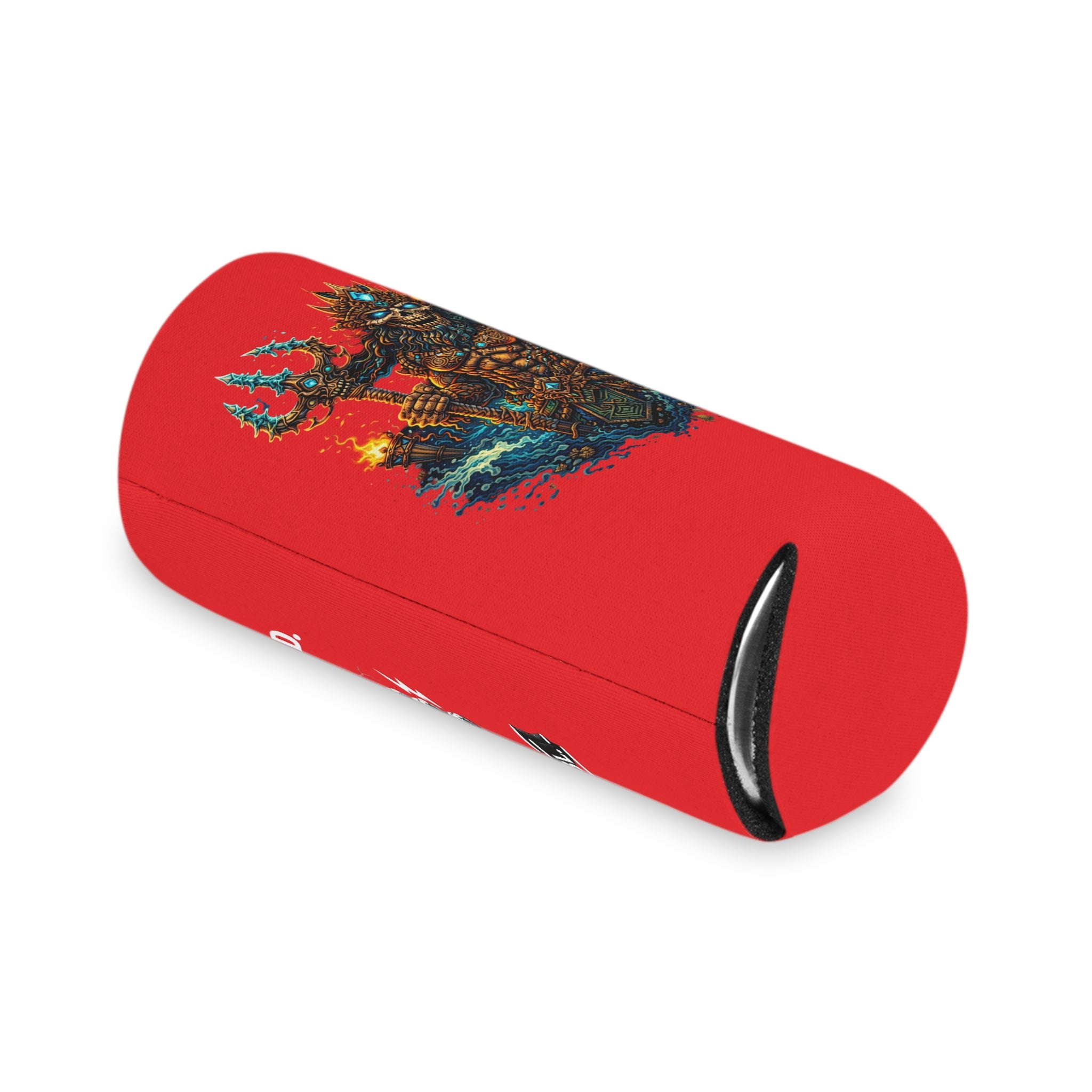 Stay Cold Can Cooler — Skull Hand & Trident Island Beer Koozie