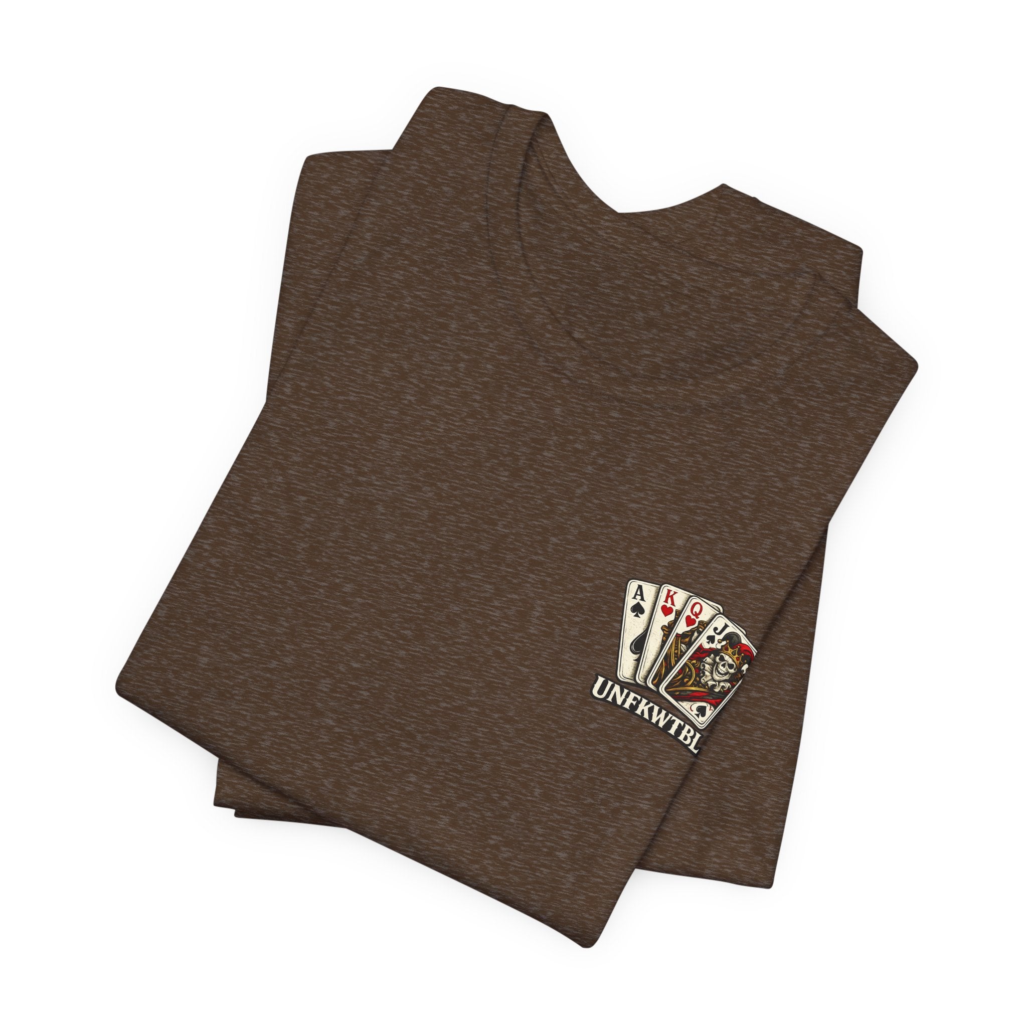 Play Dirty Win Everything Graphic Tee — Poker Skull Pinup T-Shirt
