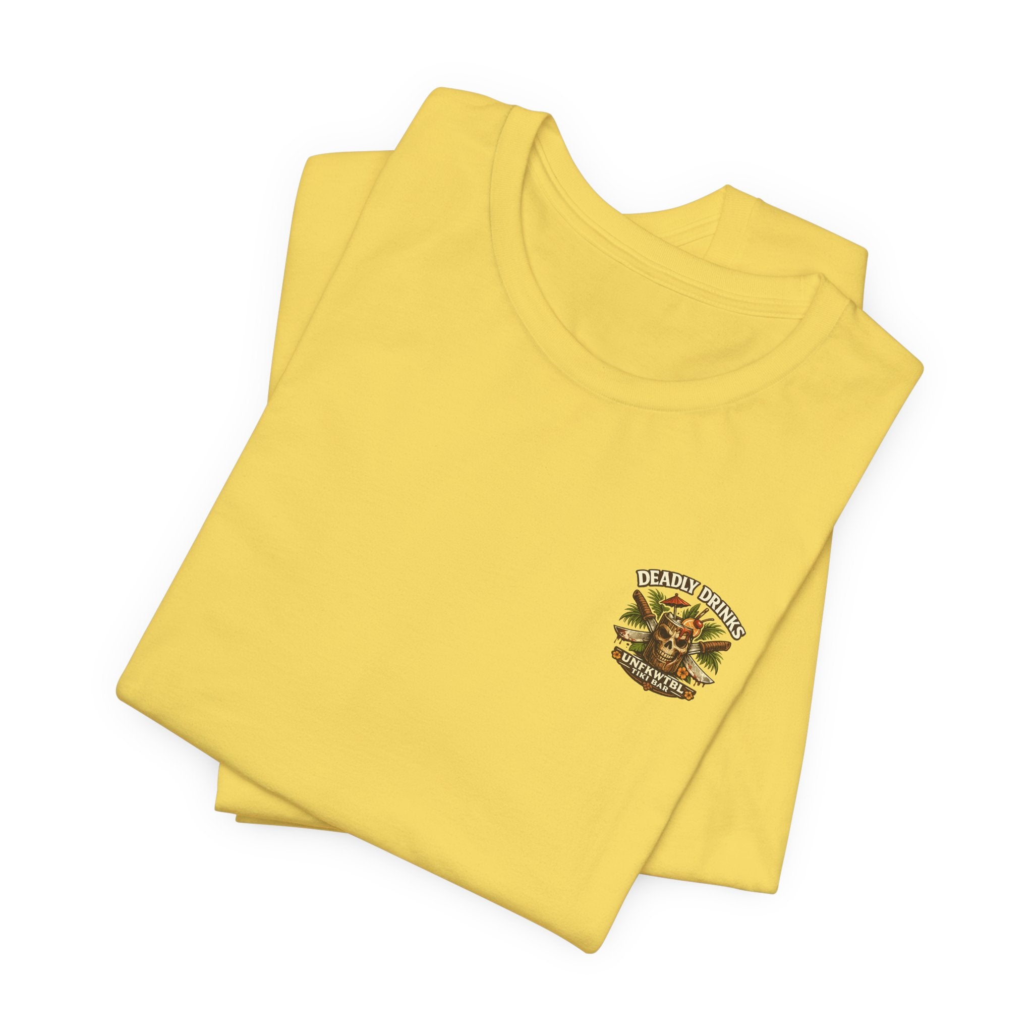 Chucky "The Little Bastard" Graphic Tee — Horror Movie Cocktail Shirt