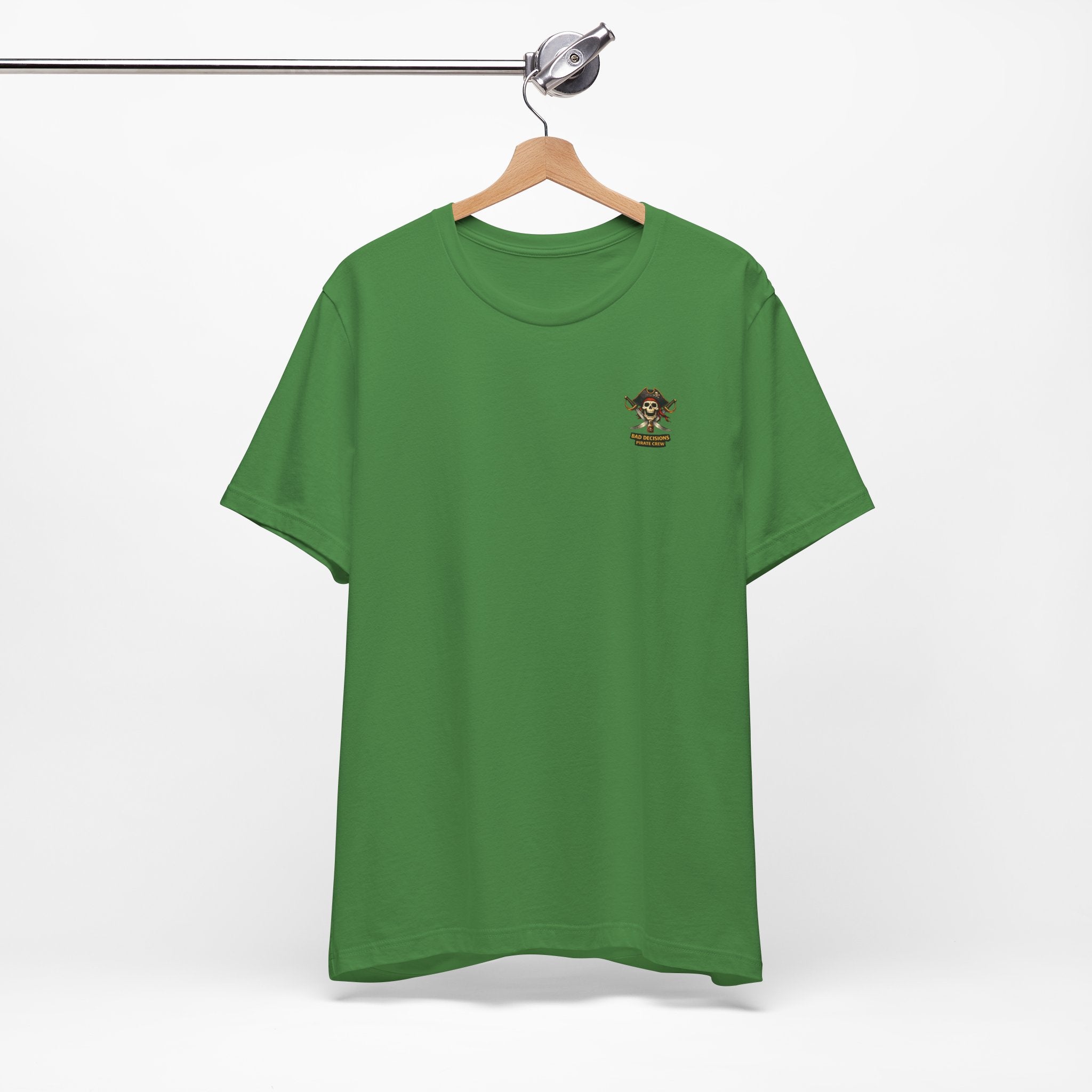 Captain of Bad Decisions Tee — Pirate Skeleton Graphic T-Shirt