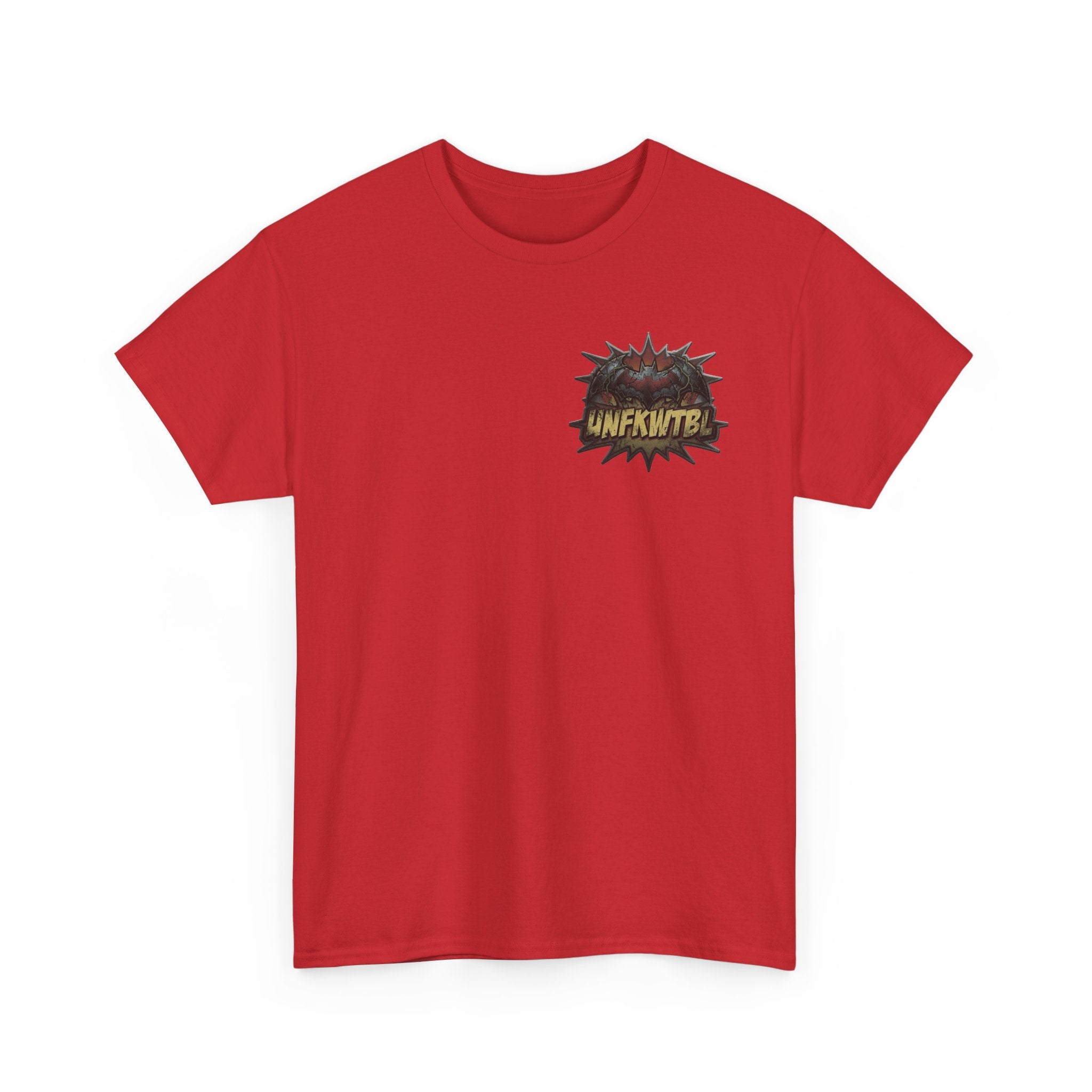 Zombie Apocalypse Dark warrior Graphic Tee — "UNFKWTBL" Retro Comic Poster T-Shirt