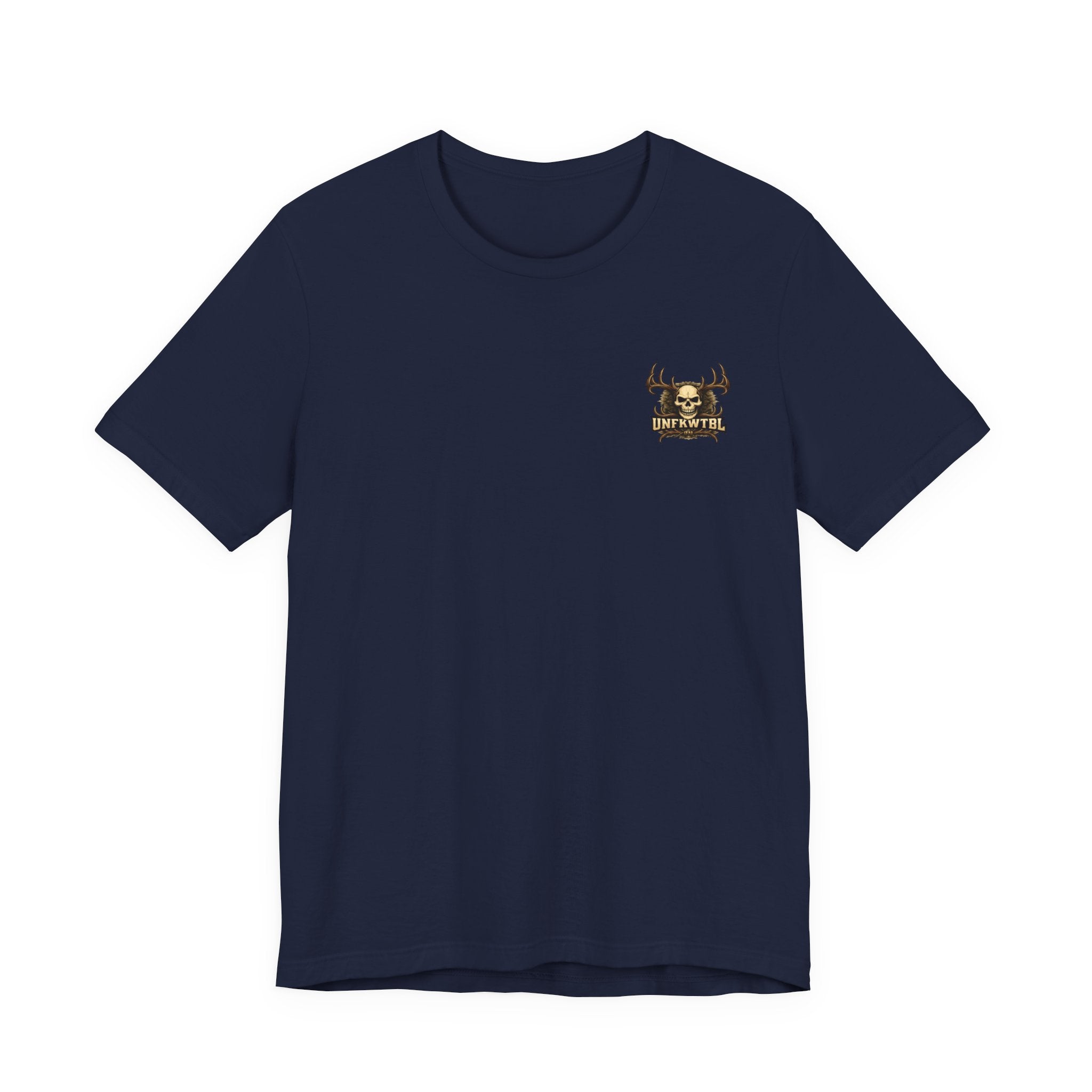Zero Bucks Given Skull Deer Graphic Tee