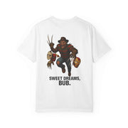 Horror Movie Mashup Unisex T-shirt with Freddy Krueger and Wolverine