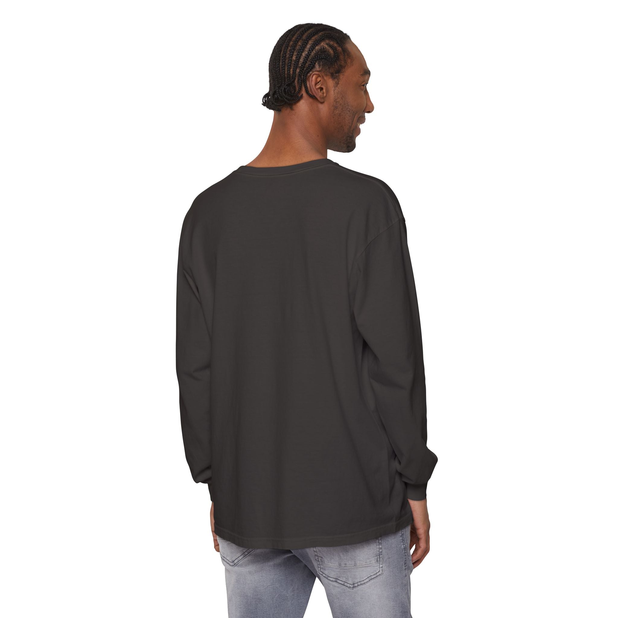 Calm Men Skull Raven Long Sleeve T-Shirt — "Calm Men Are The Ones You Should Worry About"