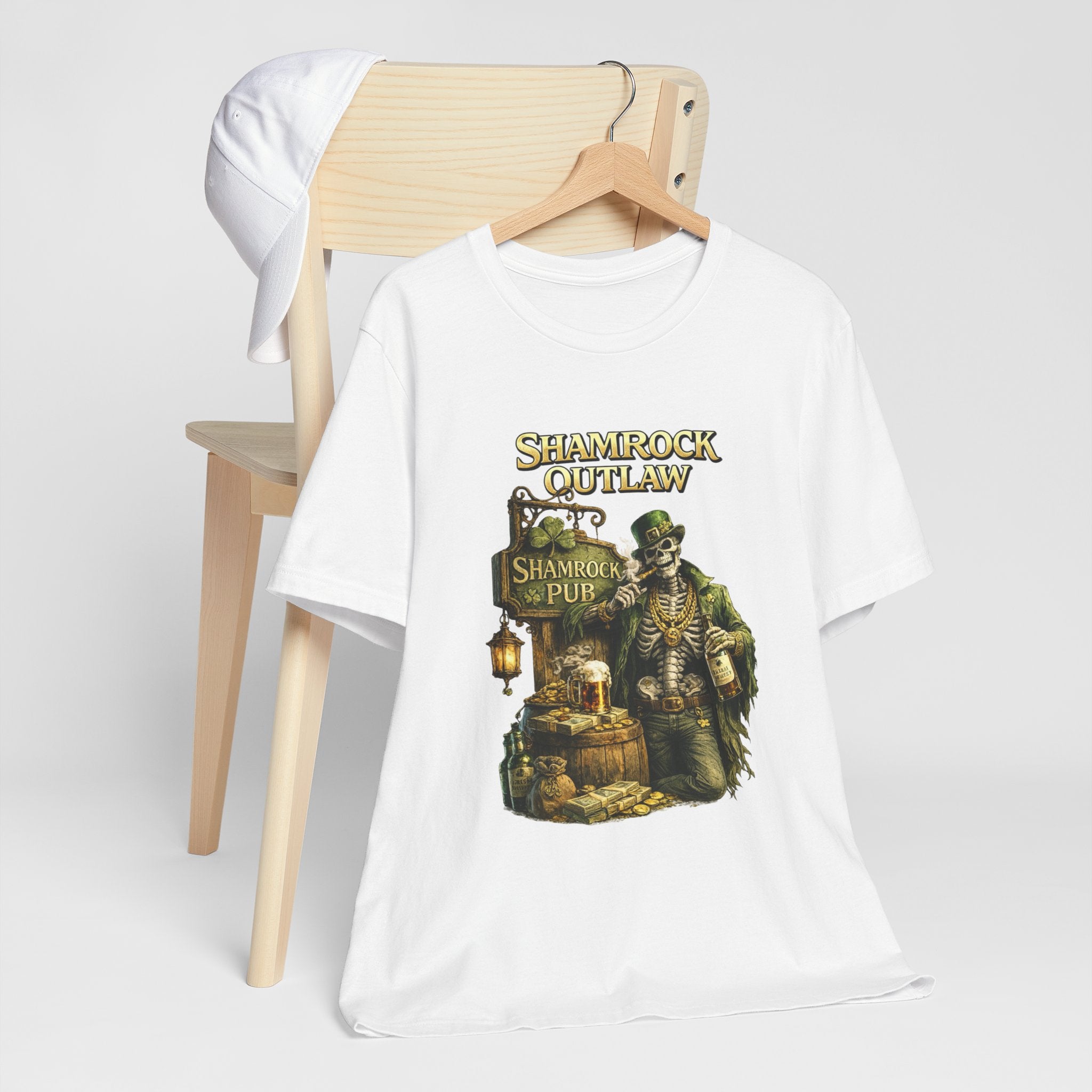 Shamrock Outlaw Tee — Vintage Irish Pub St. Patrick’s Day T‑Shirt
