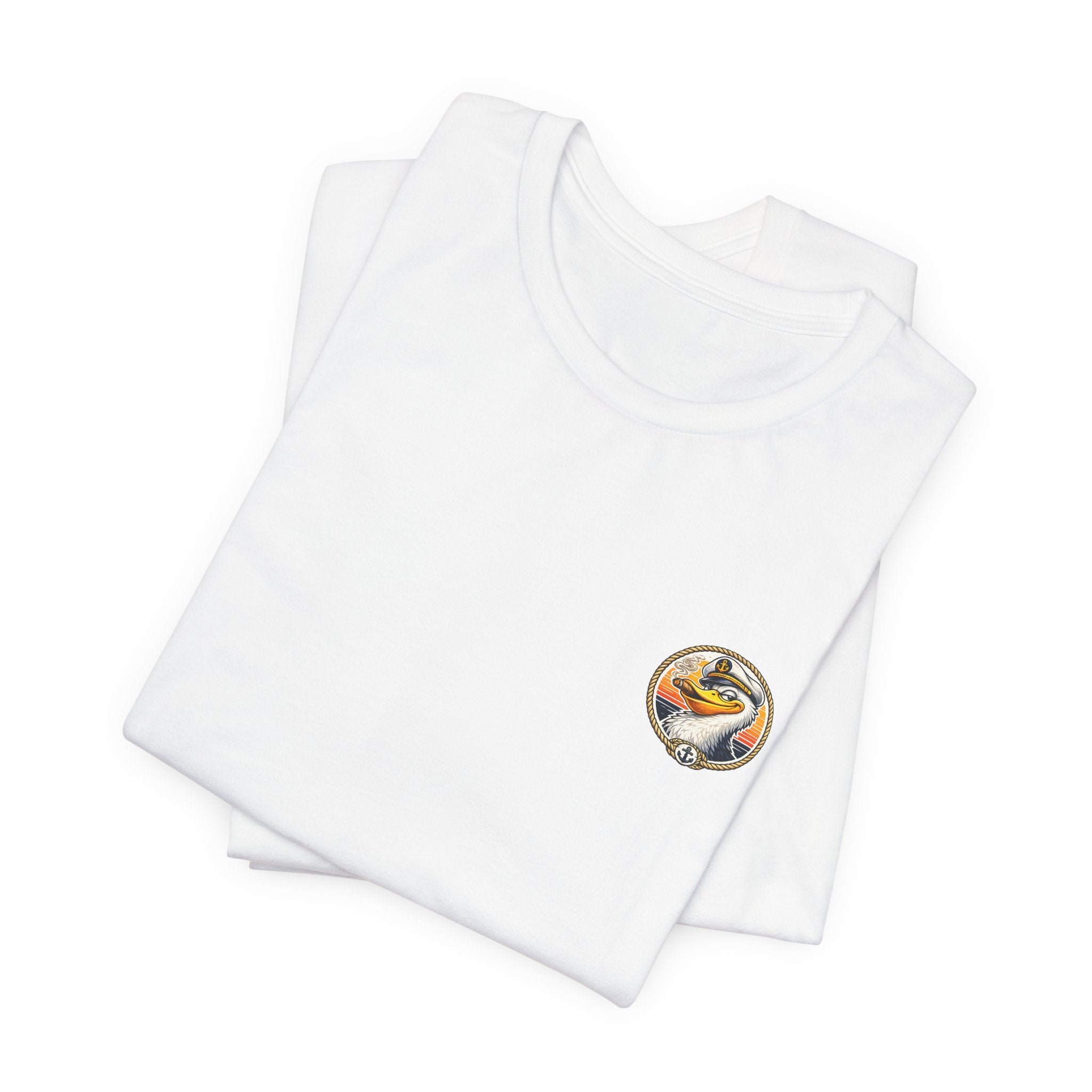 Fishing Duck T-Shirt — “Fishing License: Optional, Skill: Questionable” Graphic Tee