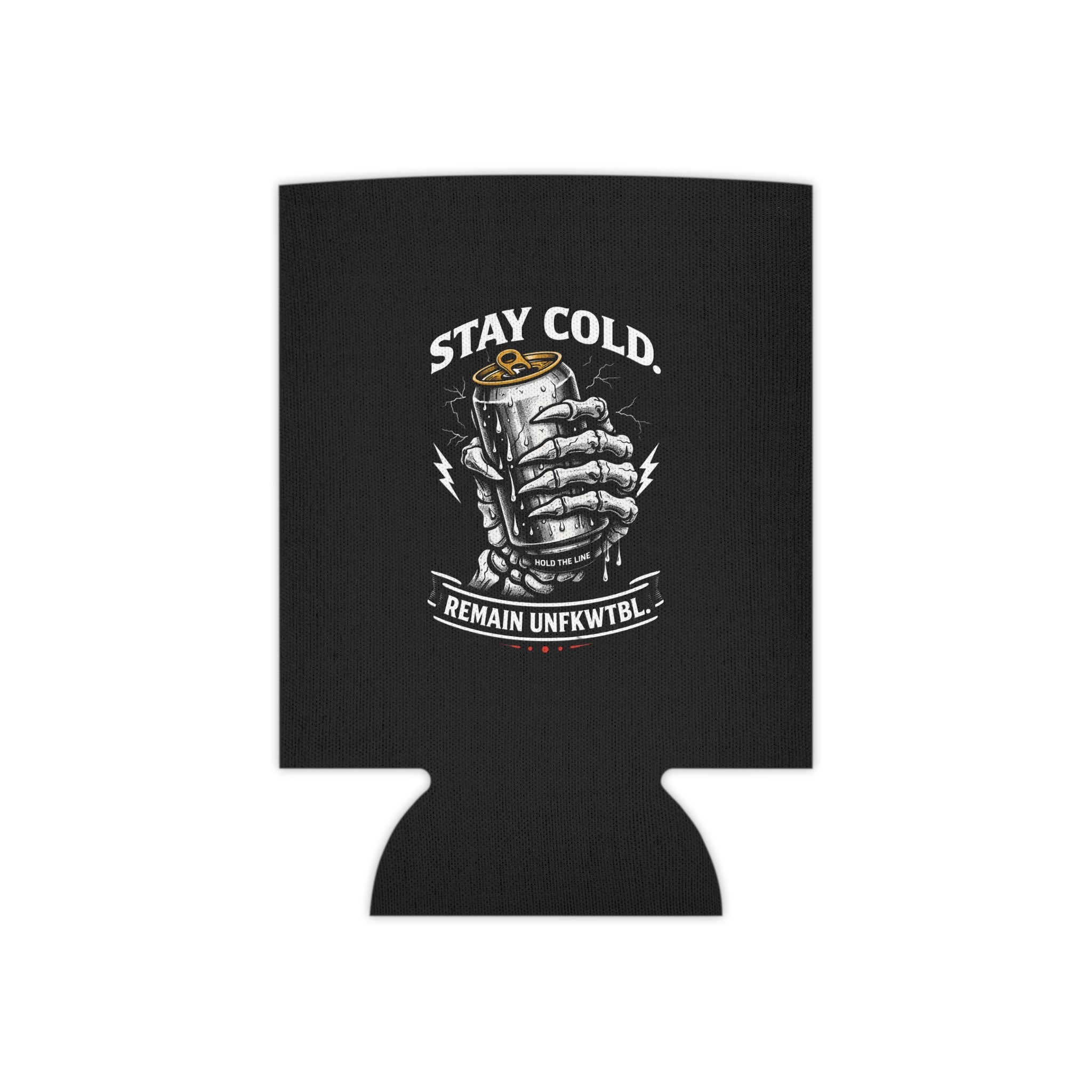 Skull Beer Can Cooler — 'Another Round, Bad Decisions' Insulated Can Cooler