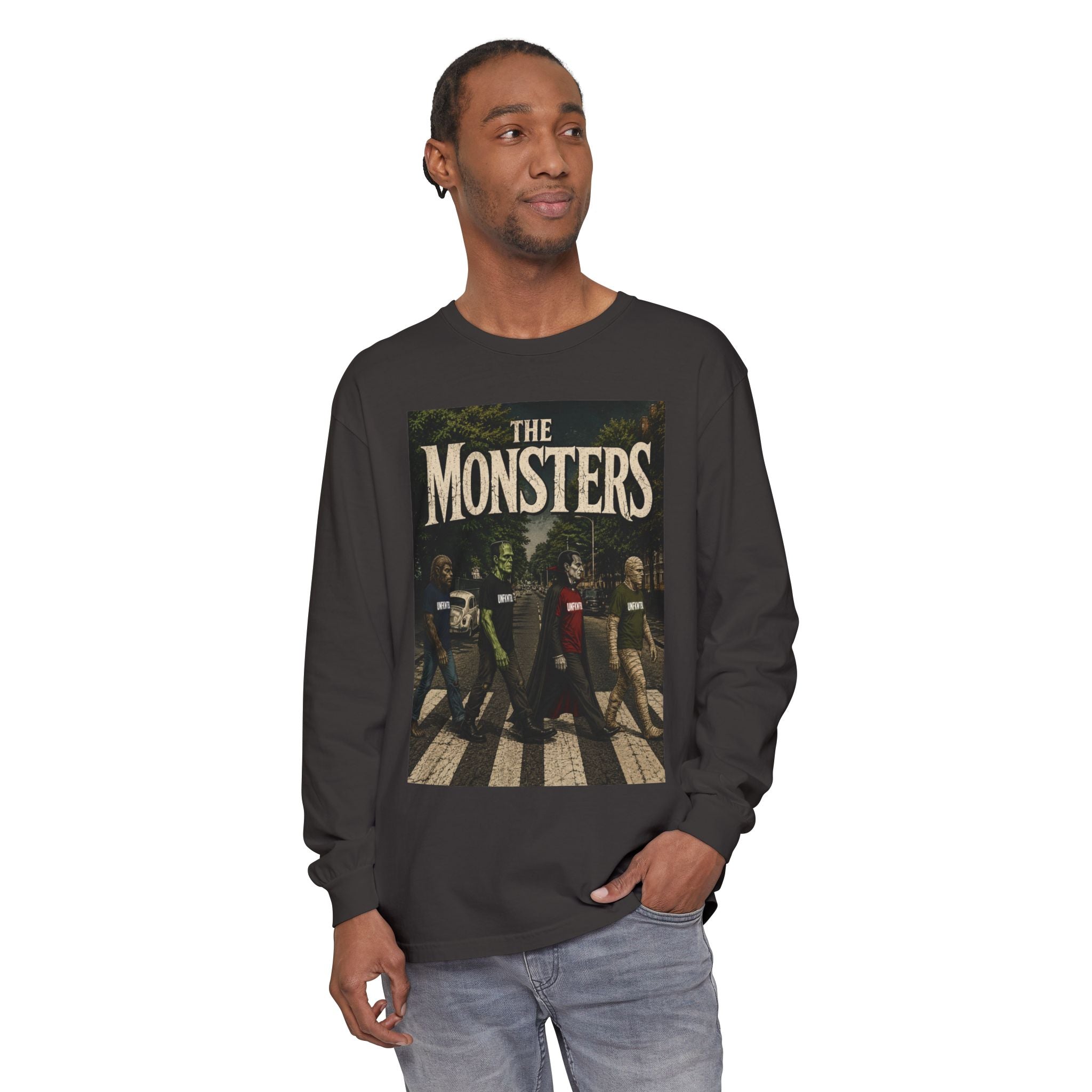 The Monsters Abbey Road Long Sleeve Tee