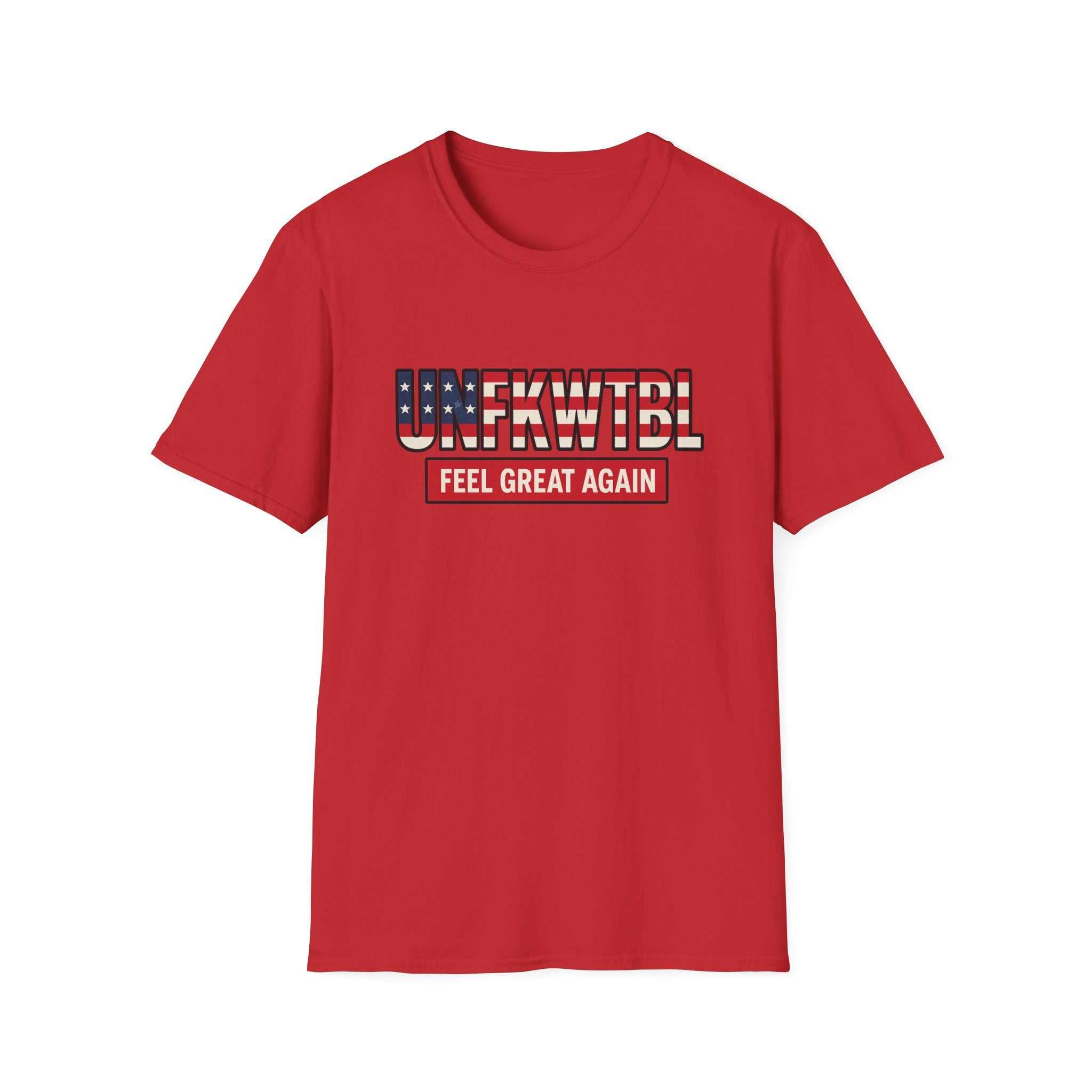T-Shirt — "FEEL GREAT AGAIN" American Flag Graphic