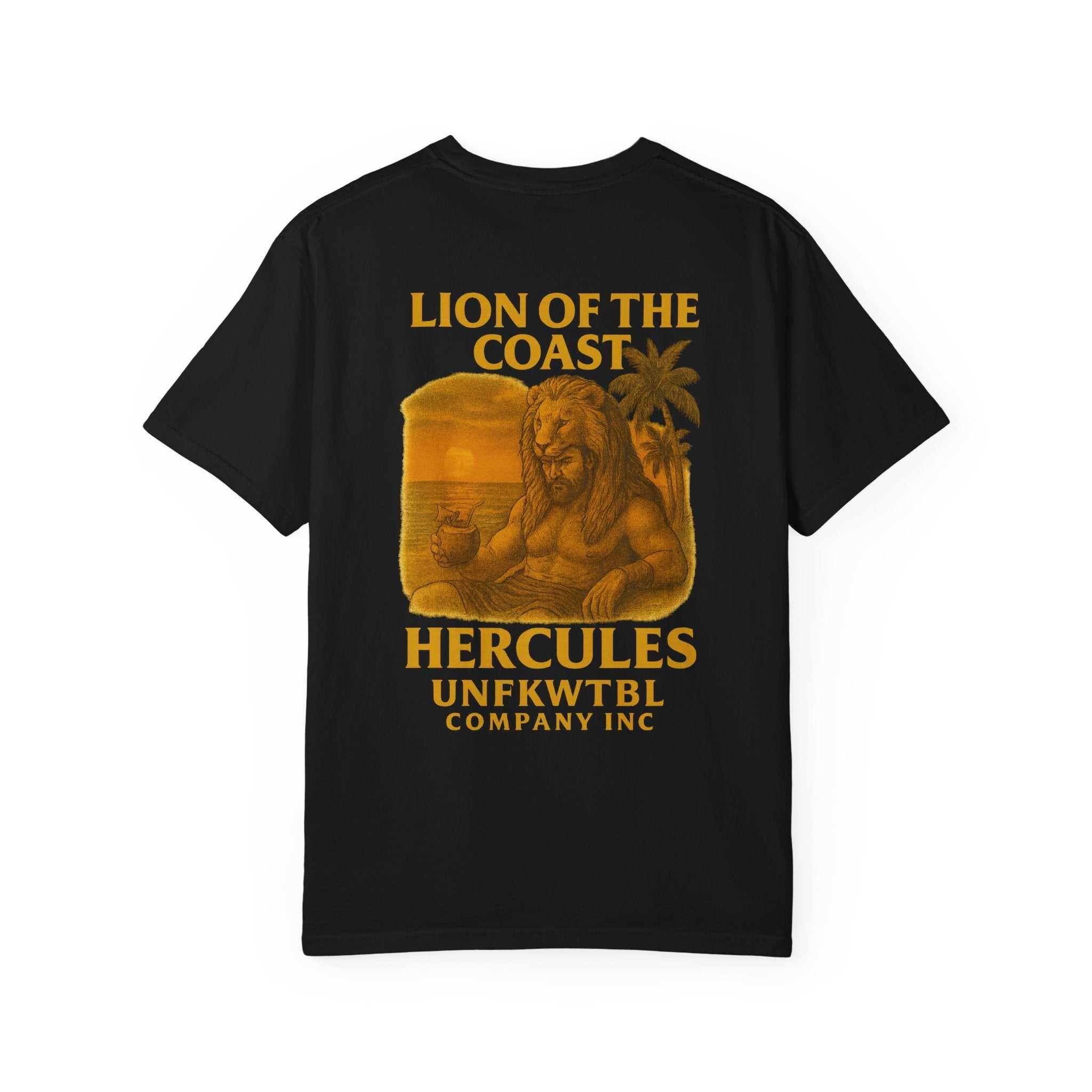 Unisex garment-dyed t-shirt with garment-dyed fabric and double-needle stitching in sizes S to 4XL