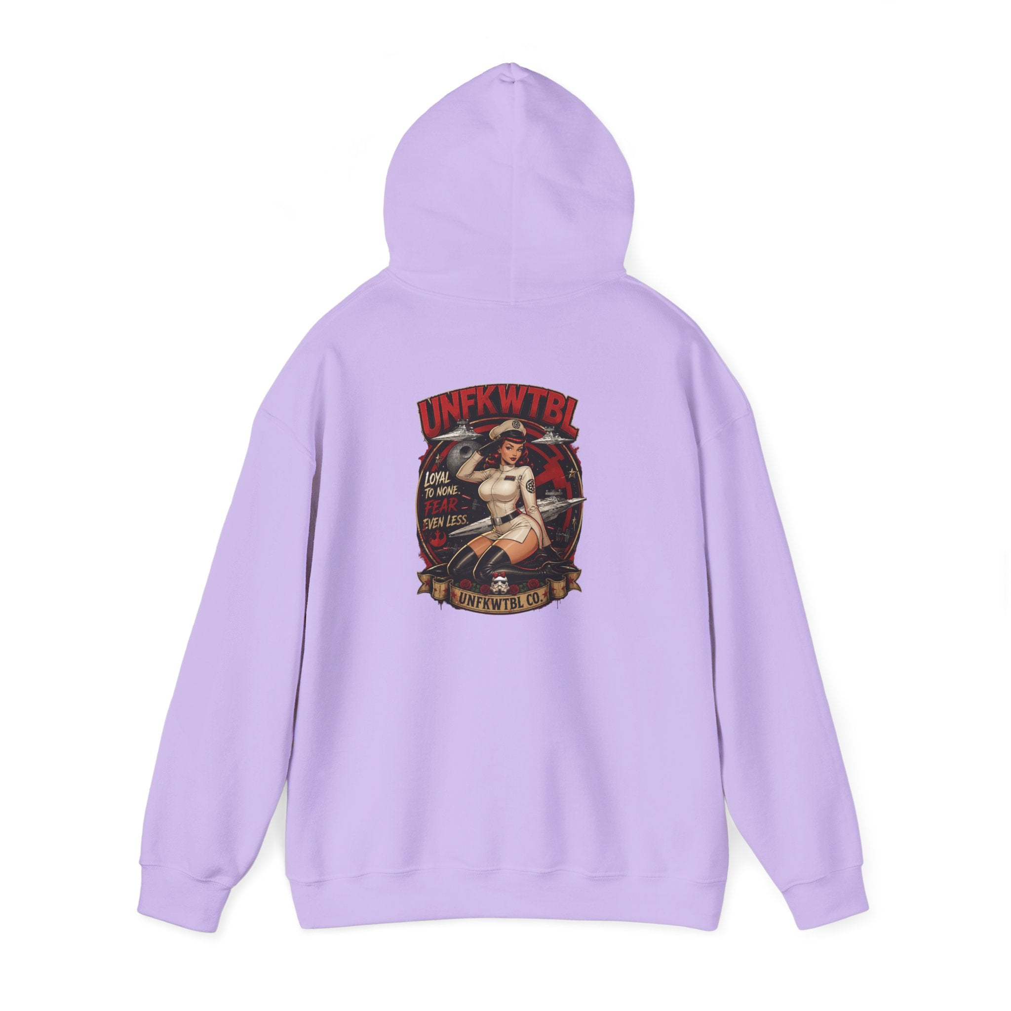 Pinup Nurse Graphic Hoodie – Vintage Tattoo Style Medical Crewneck