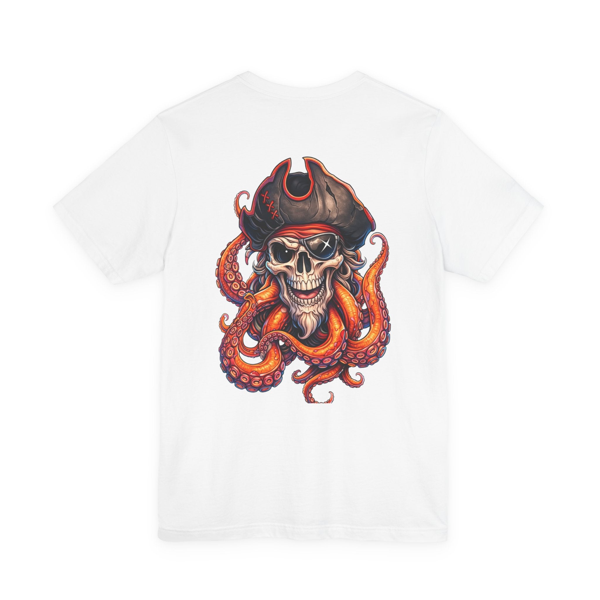 Pirate Skull & Octopus T-Shirt — Nautical Skull Pirate Tee