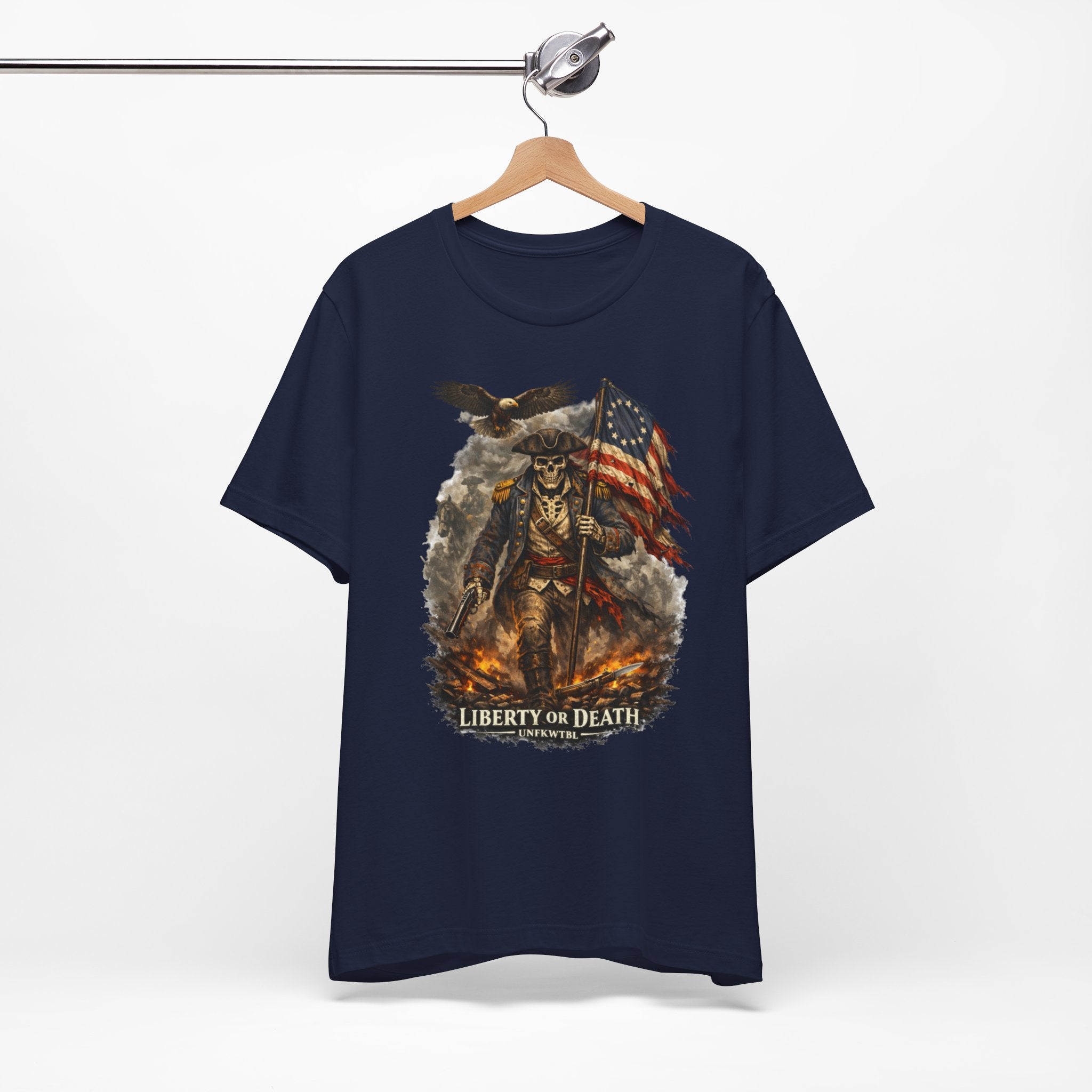 Liberty or Death Skull Flag T-Shirt