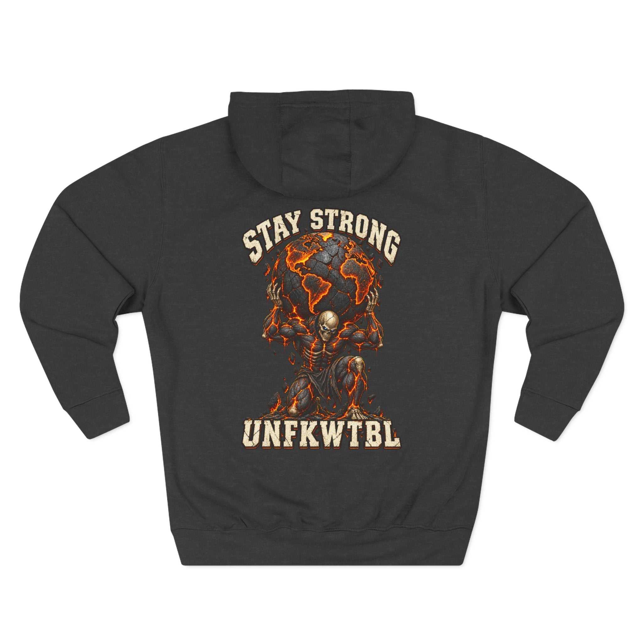 UNFKWTBL Stay Strong Skull Hoodie