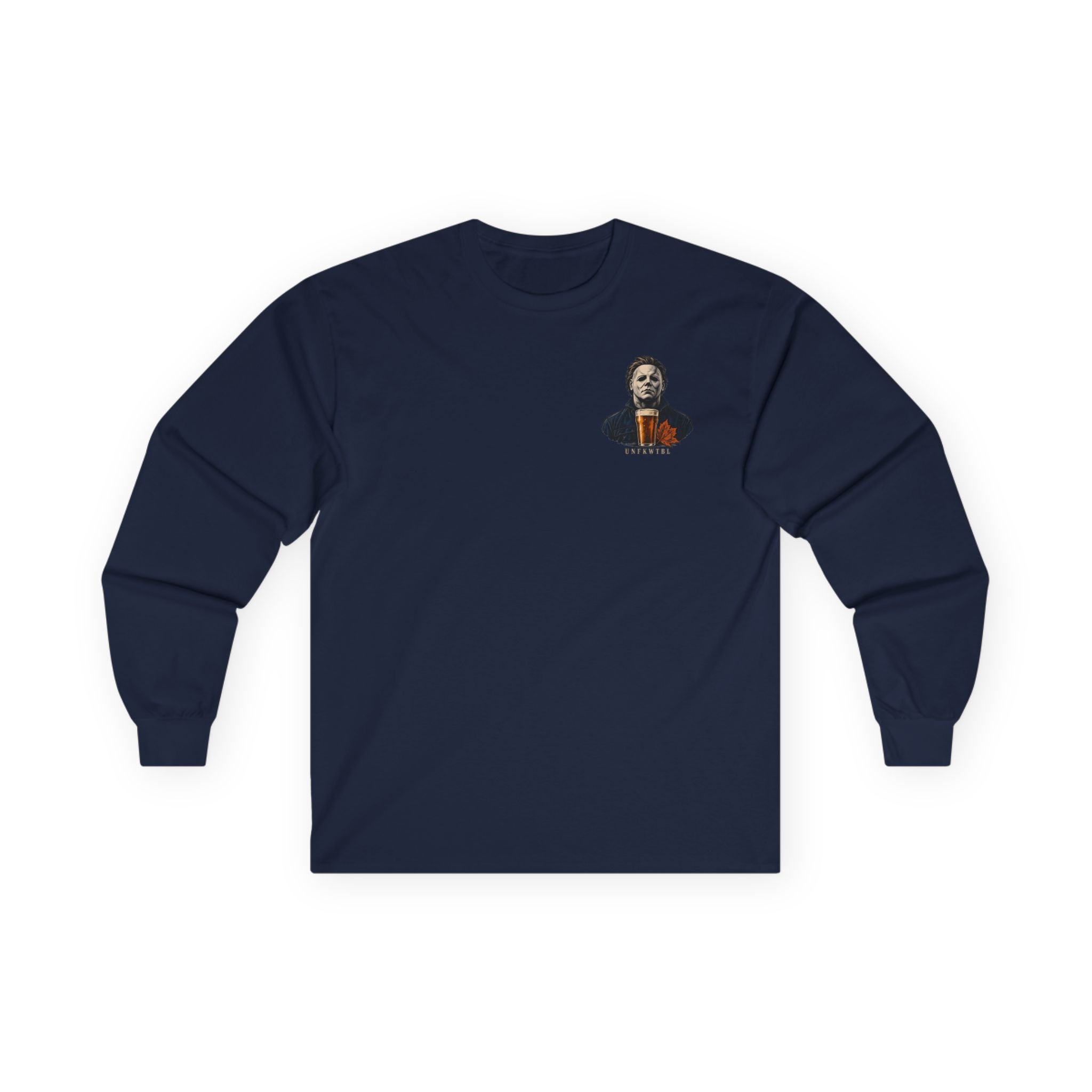 Michael Myers Midnight Ale Horror Long Sleeve Tee