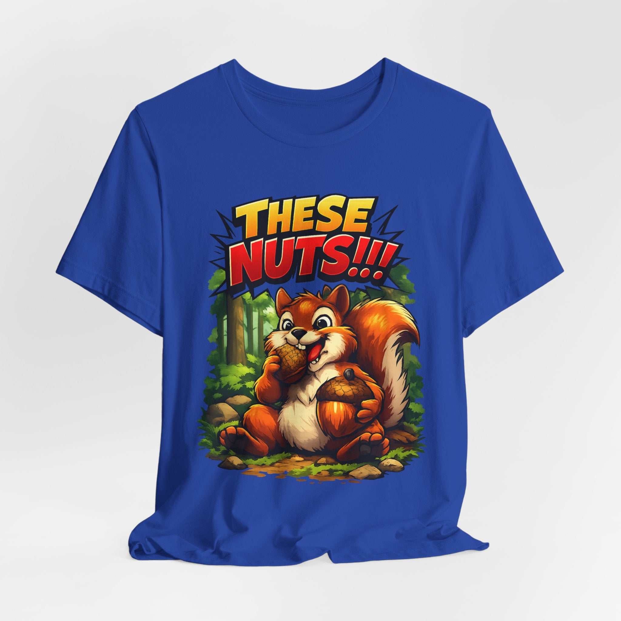 Graphic T-Shirt - Playful Squirrel Woodland Design for Casual Wear