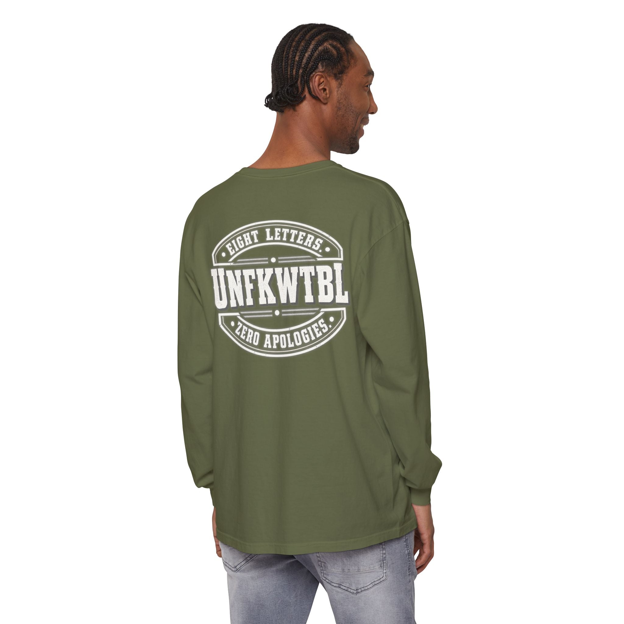UNFKWTBL "Eight Letters, Zero Apologies" Long Sleeve Tee