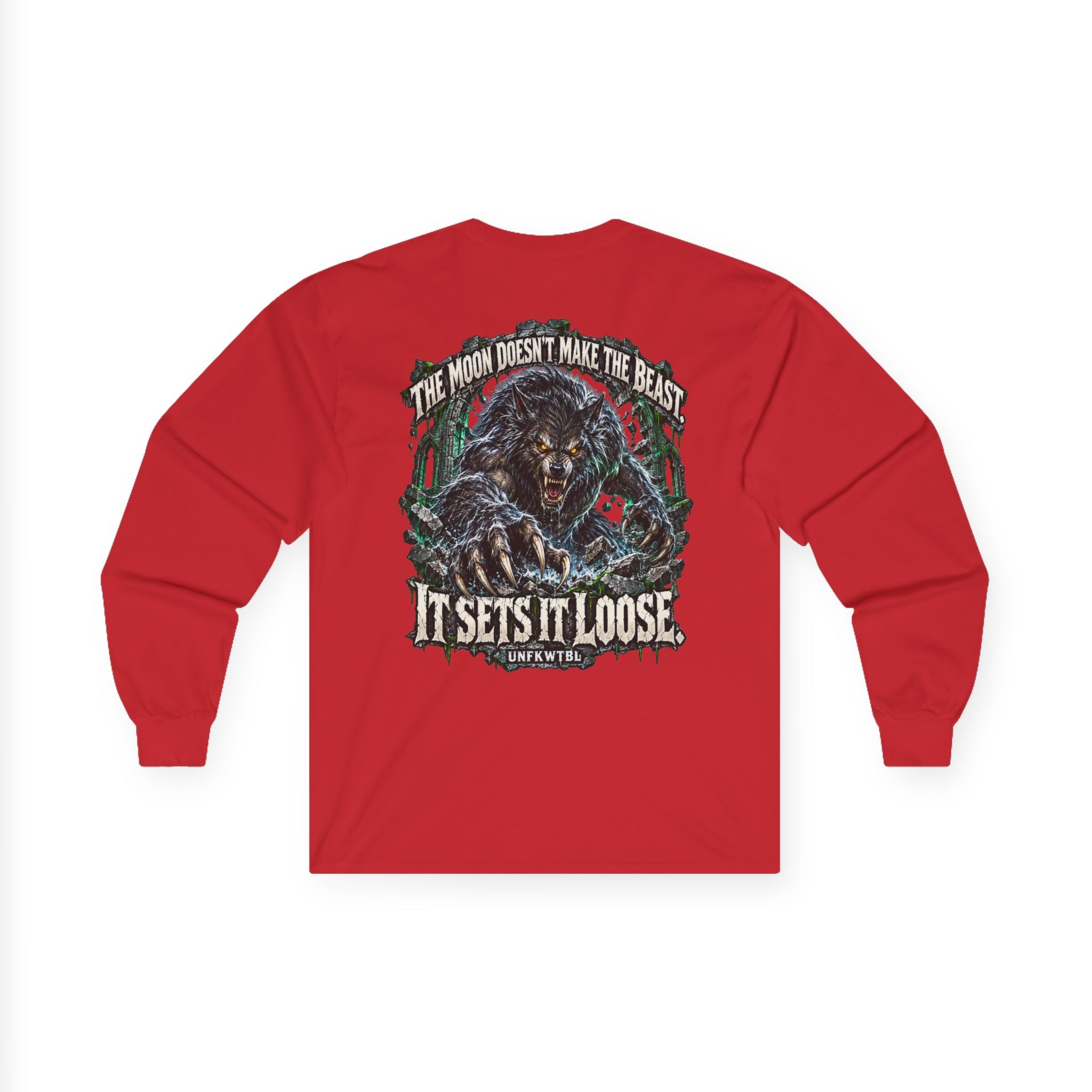 Wolf Moon Long Sleeve Tee — “It Sets It Loose”