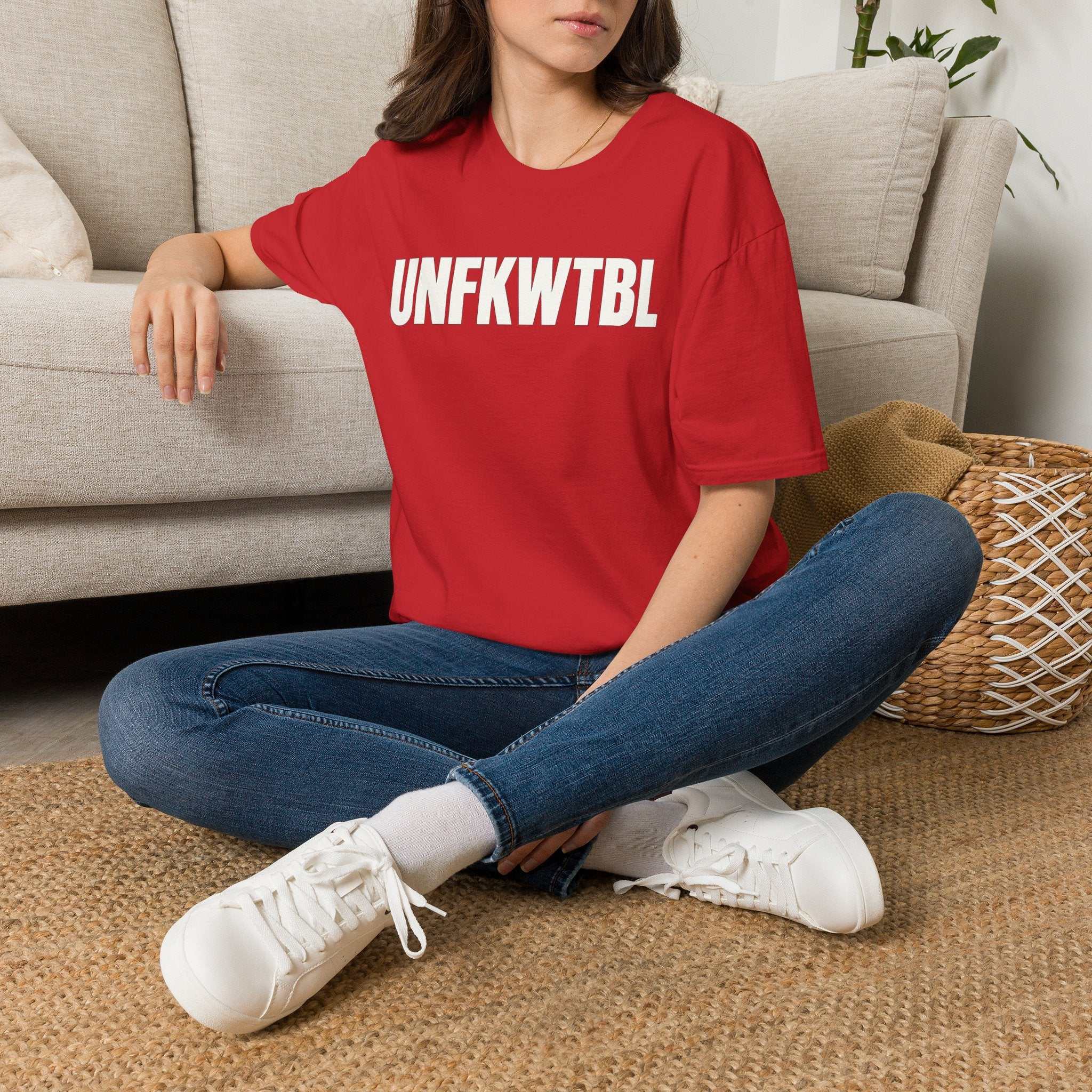 UNFKWTBL Graphic Tee — Bold Abbreviation Statement Shirt